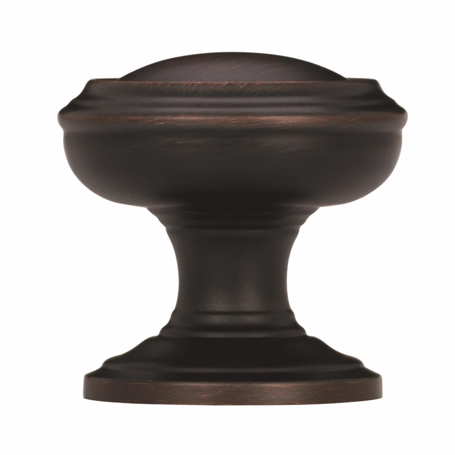Amerock Revitalize Round Cabinet Knob 1-1/4 in. D 1-1/4 in. Oil Rubbed Bronze 1 pk