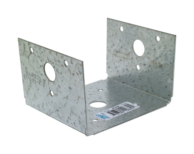 Simpson Strong-Tie Galvanzied Steel Post Cap 4 in. H x 4 in. W 18 Ga.