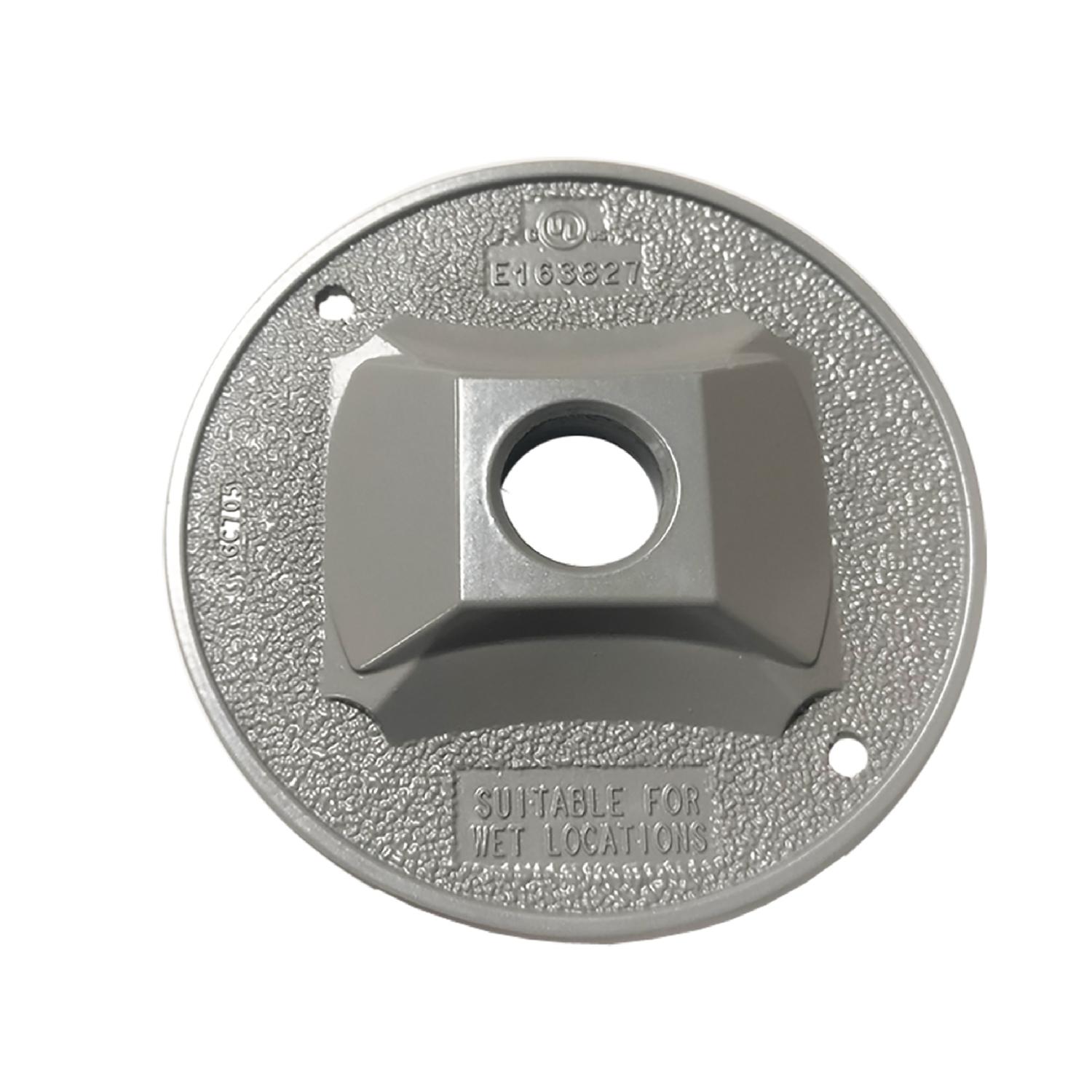 Sigma Engineered Solutions Round Metal 4.13 in. H X 4.13 in. W Lampholder Cover