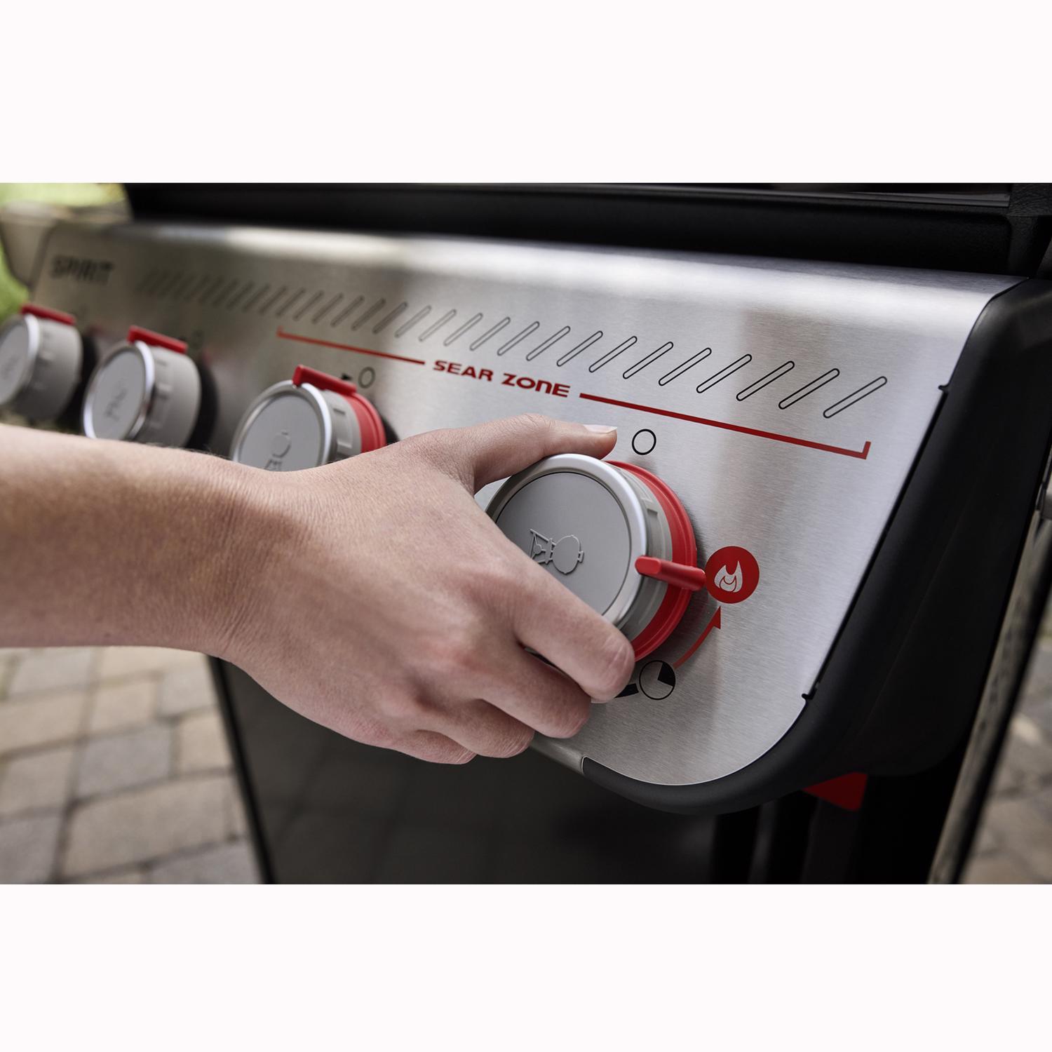 Weber Spirit EP-435 4 Burner Liquid Propane Digital Thermometer Grill Black