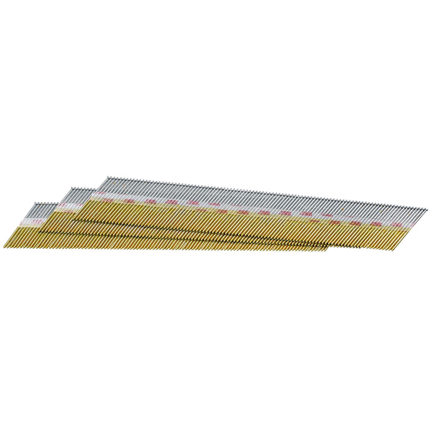 Senco 1-1/2 in. L X 15 Ga. Angled Strip Galvanized Finish Nails 34 deg 4000 pk