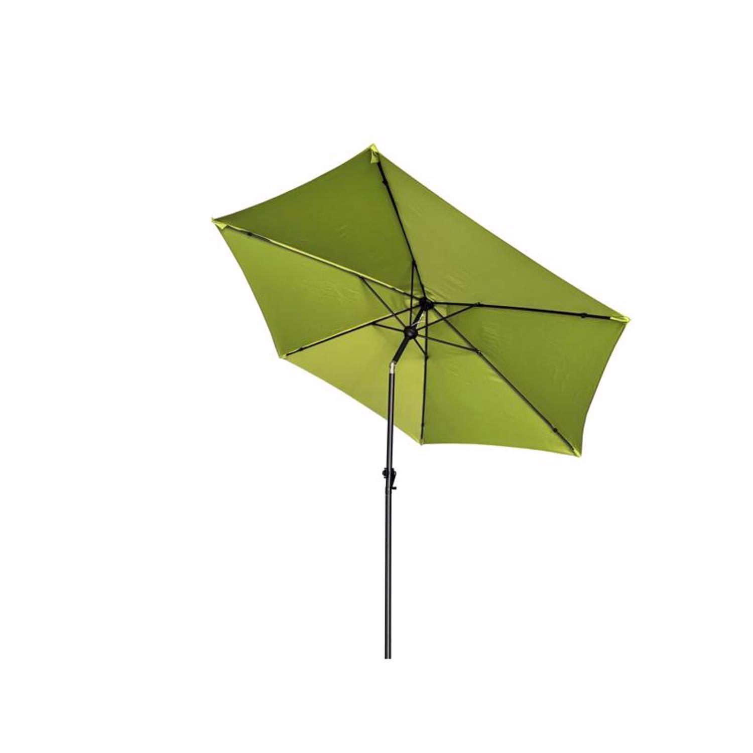 Living Accents 9 ft. Tiltable Spring Green Market Umbrella