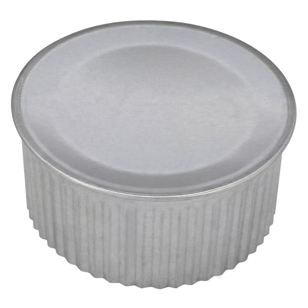 Imperial 3 in. D Galvanized Steel Crimped Pipe End Cap