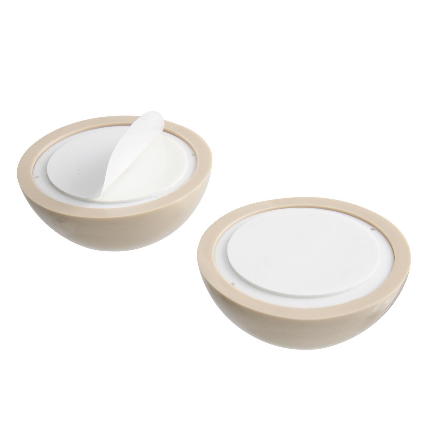 Ace 2-3/8 in. W Plastic Almond Wall Door Stop Mounts to wall 0 in.