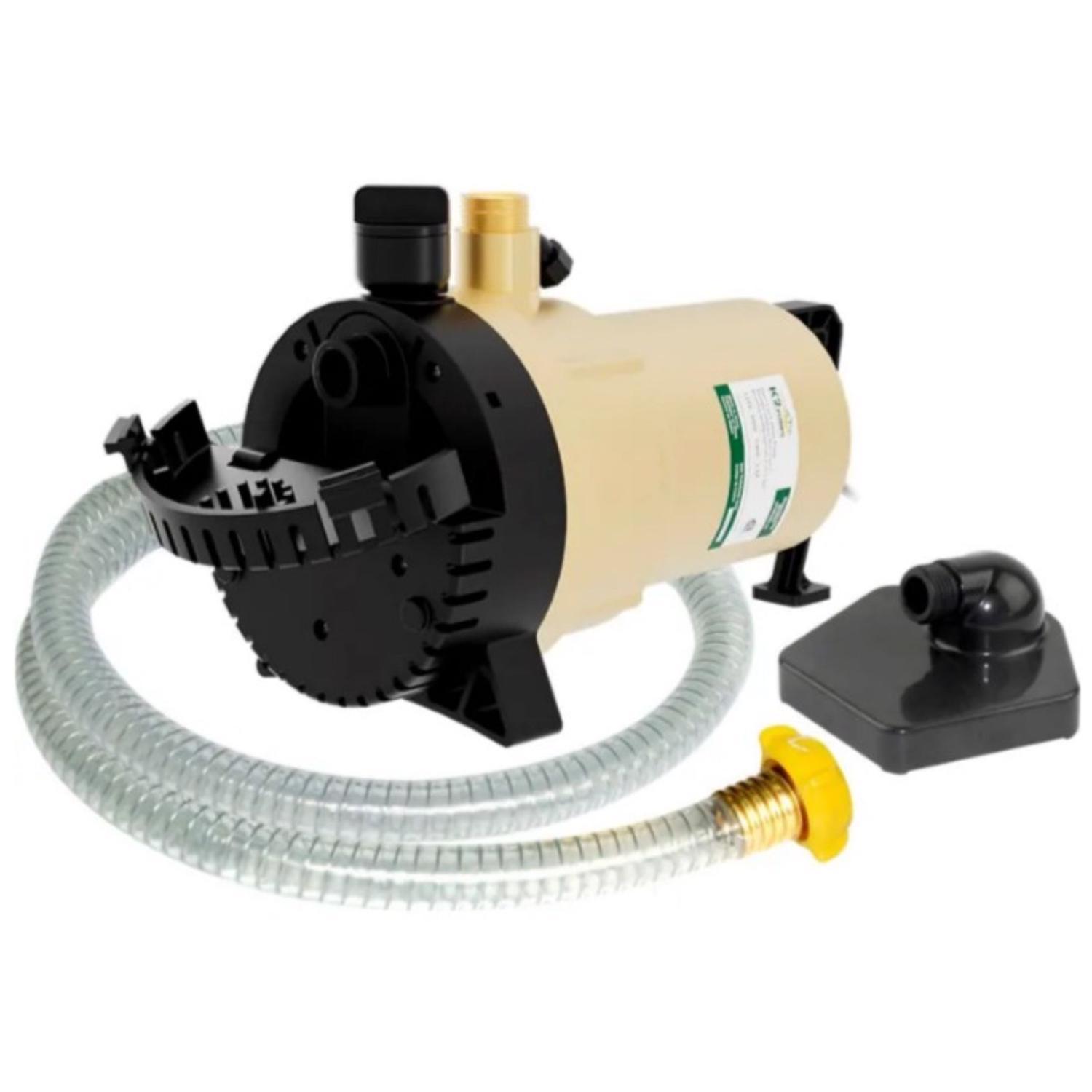 K2 Pumps 1/4 HP 1600 gph Thermoplastic Switchless Switch Dual Suction AC Utility Pump