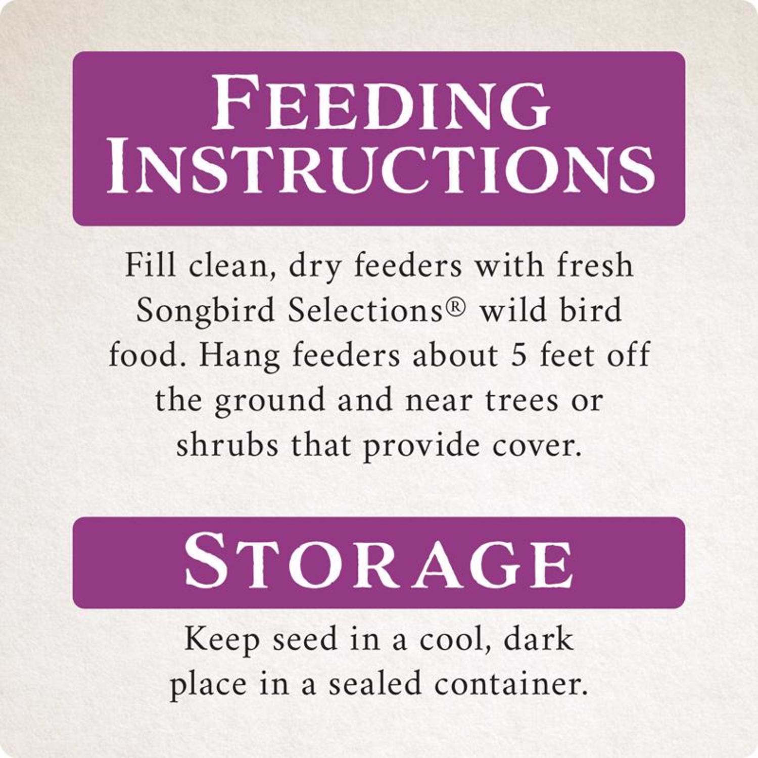 Songbird Selections Berry Burst with Mixed Nuts Wild Bird Seed Wild Bird Food 5 lb