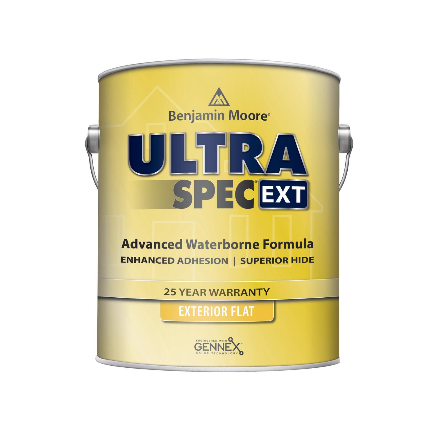 Benjamin Moore Ultra Spec Flat Base 3 Paint Exterior 1 gal