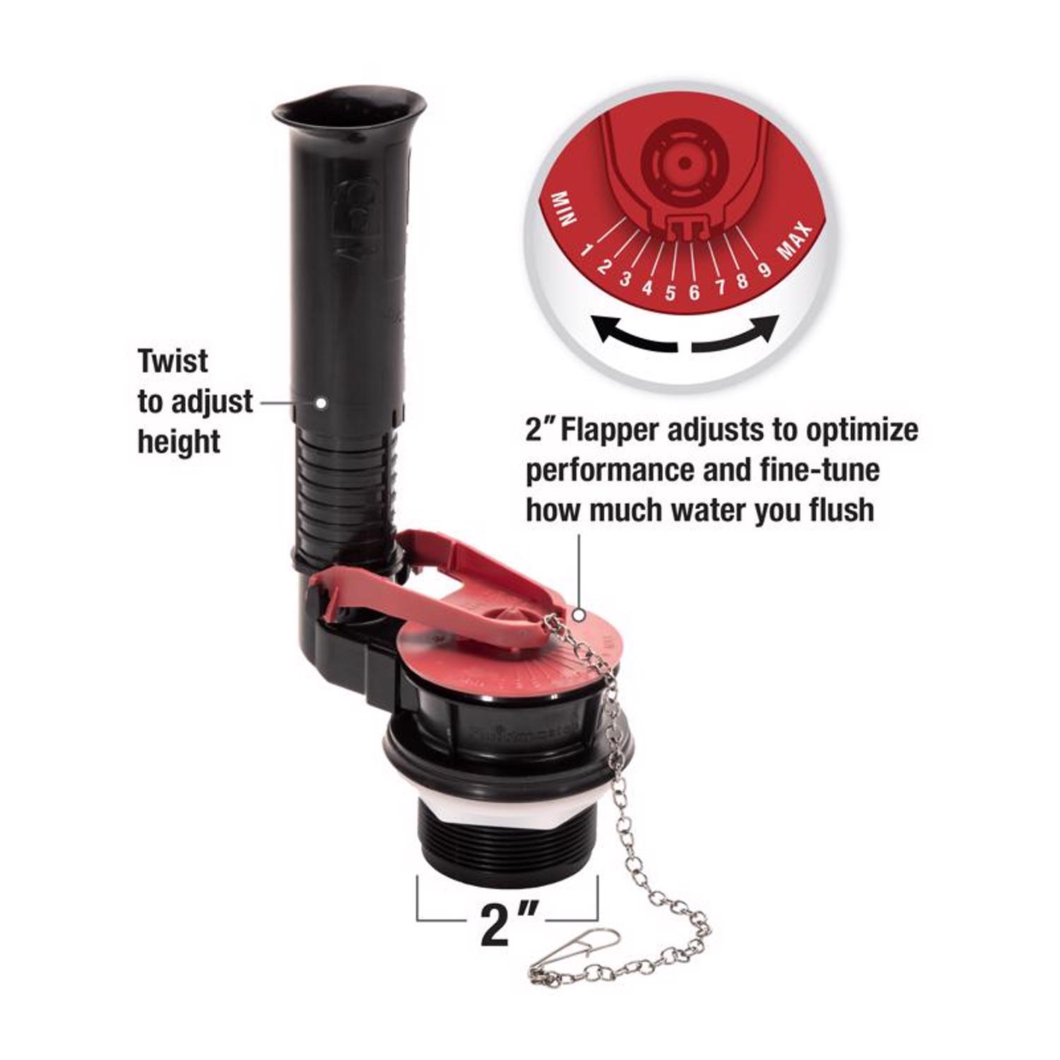 Fluidmaster PerforMAX The Everything Toilet Repair Kit Multicolored Plastic For Universal