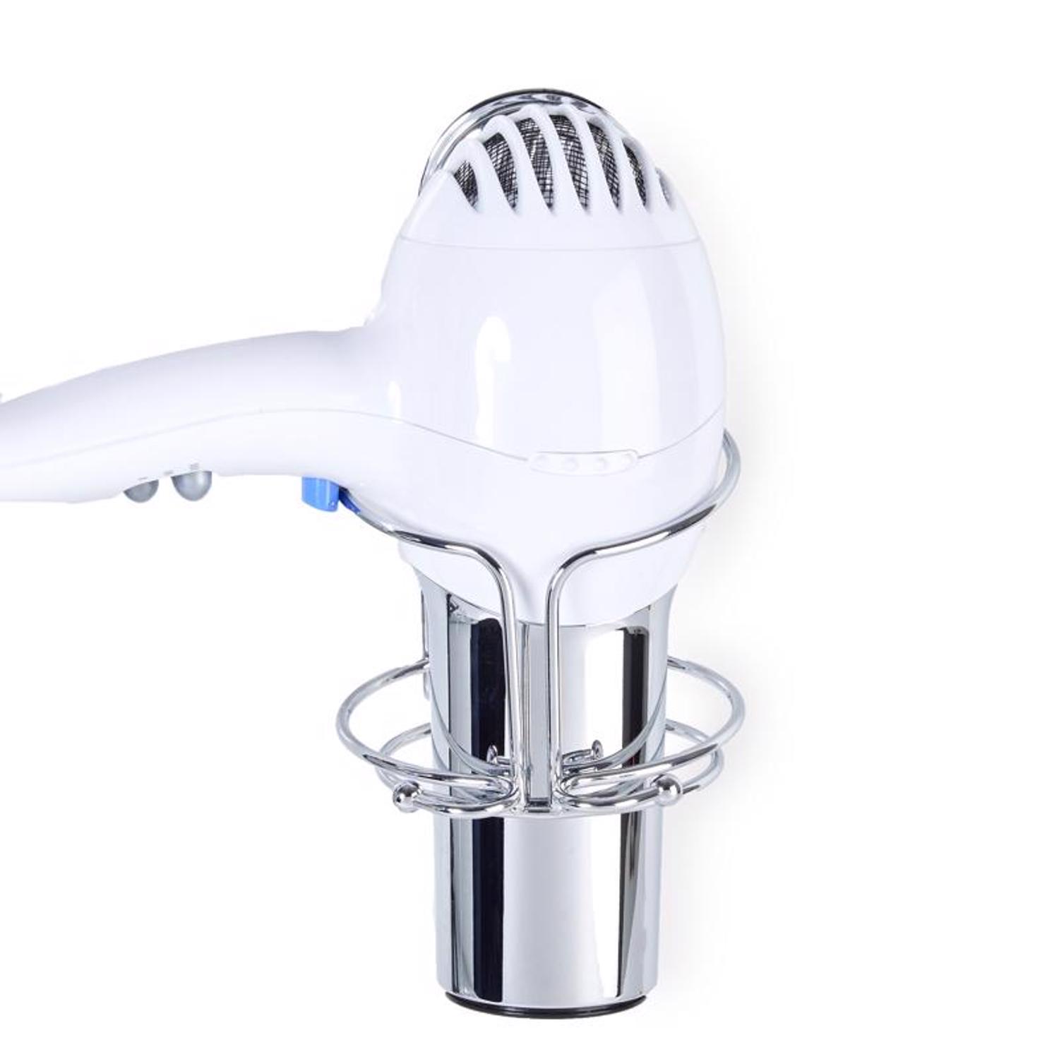 Better Living Stick N Lock Plus 6.1 in. H X 5.91 in. W X 3.94 in. L Hair Dryer Holder