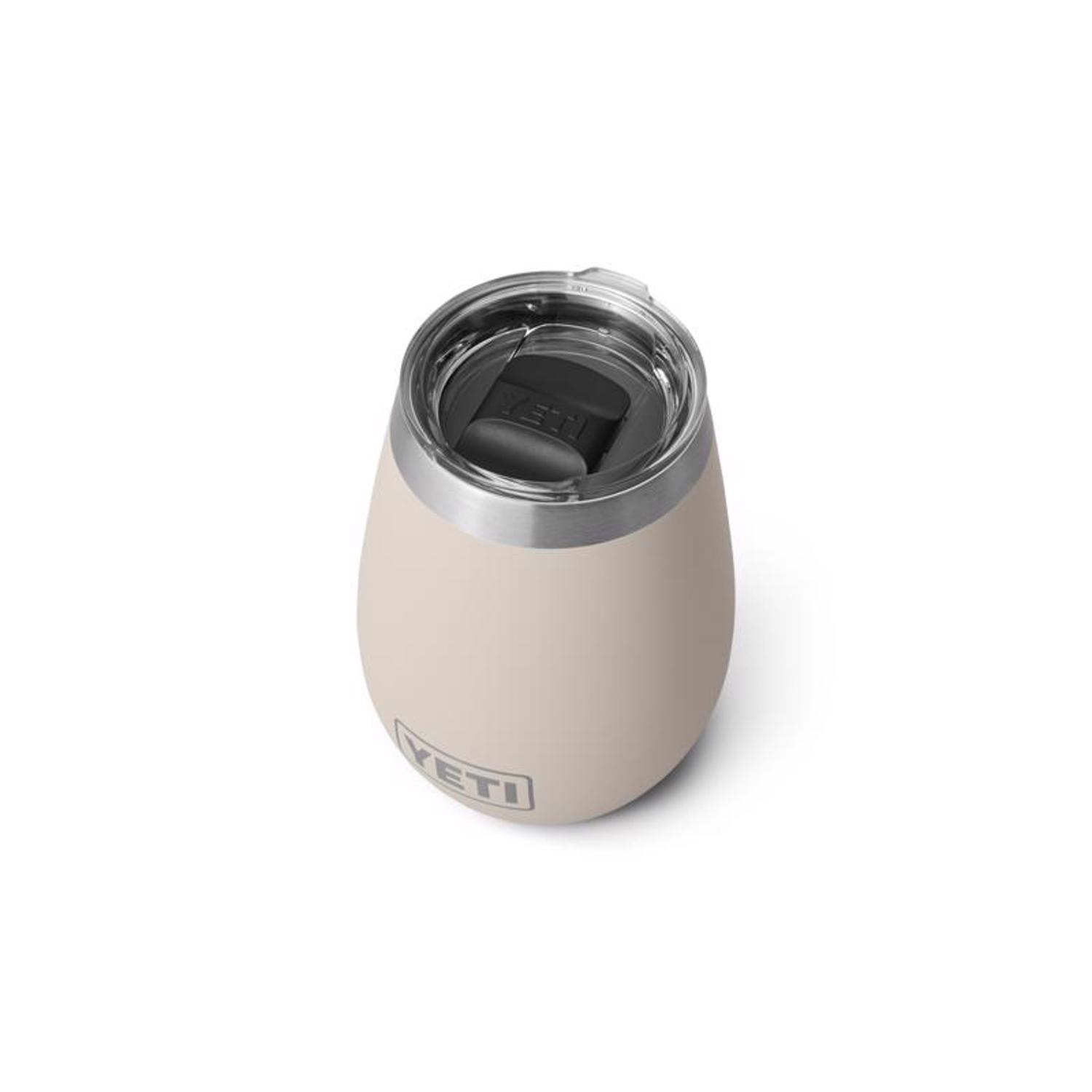 YETI Rambler 10 oz Cape Taupe BPA Free Wine Tumbler with MagSlider Lid