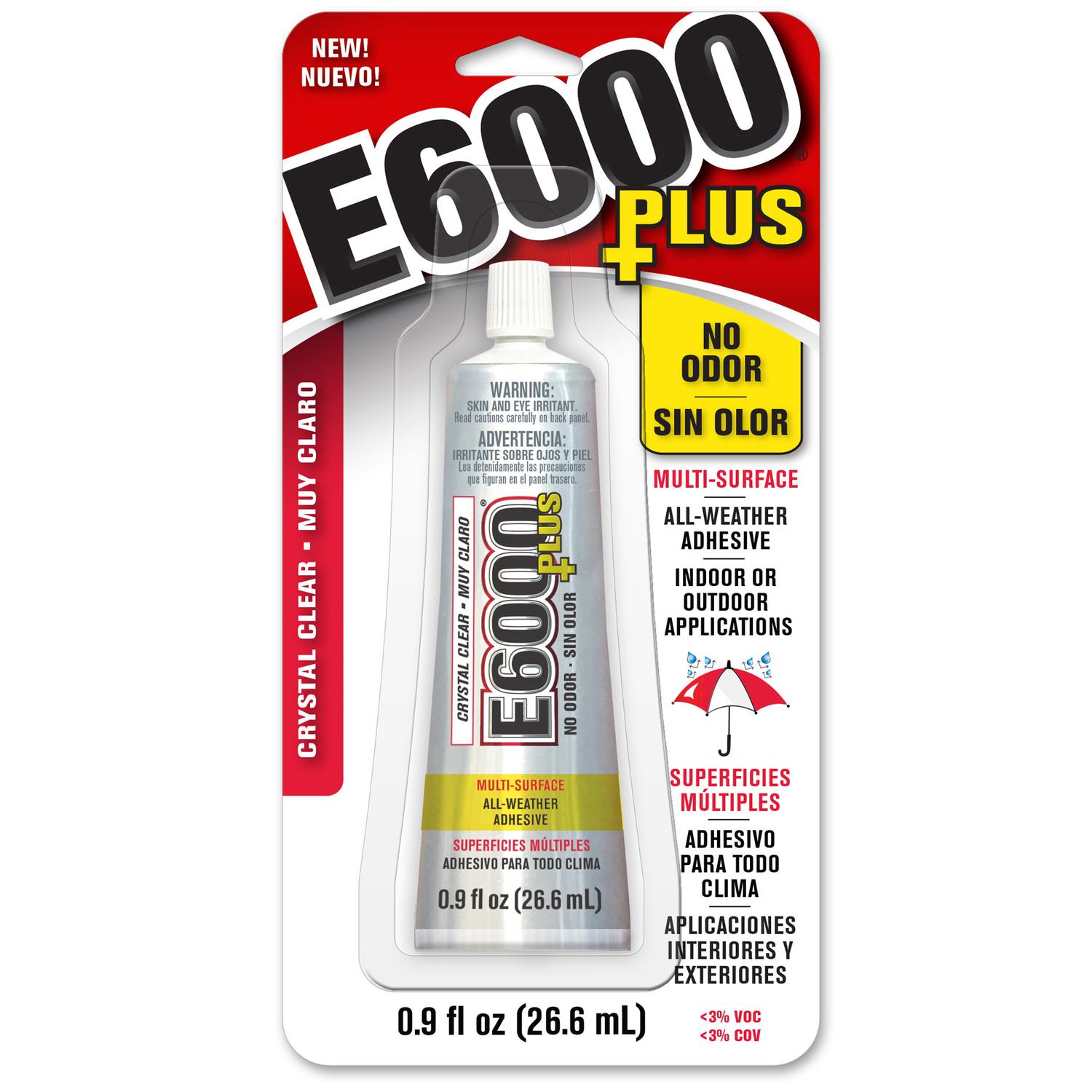 E6000 High Strength Clear All-Weather Adhesive 0.9 oz
