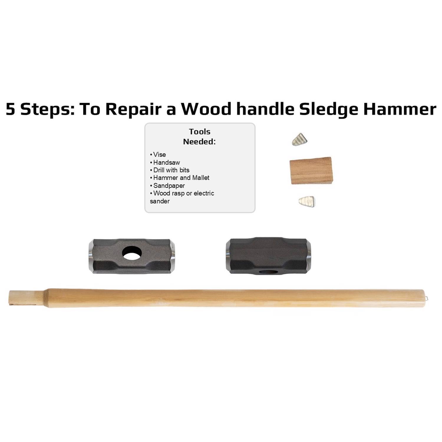 Truper 36 in. Wood Heavy Duty Sledge Replacement Handle Brown 1 pc