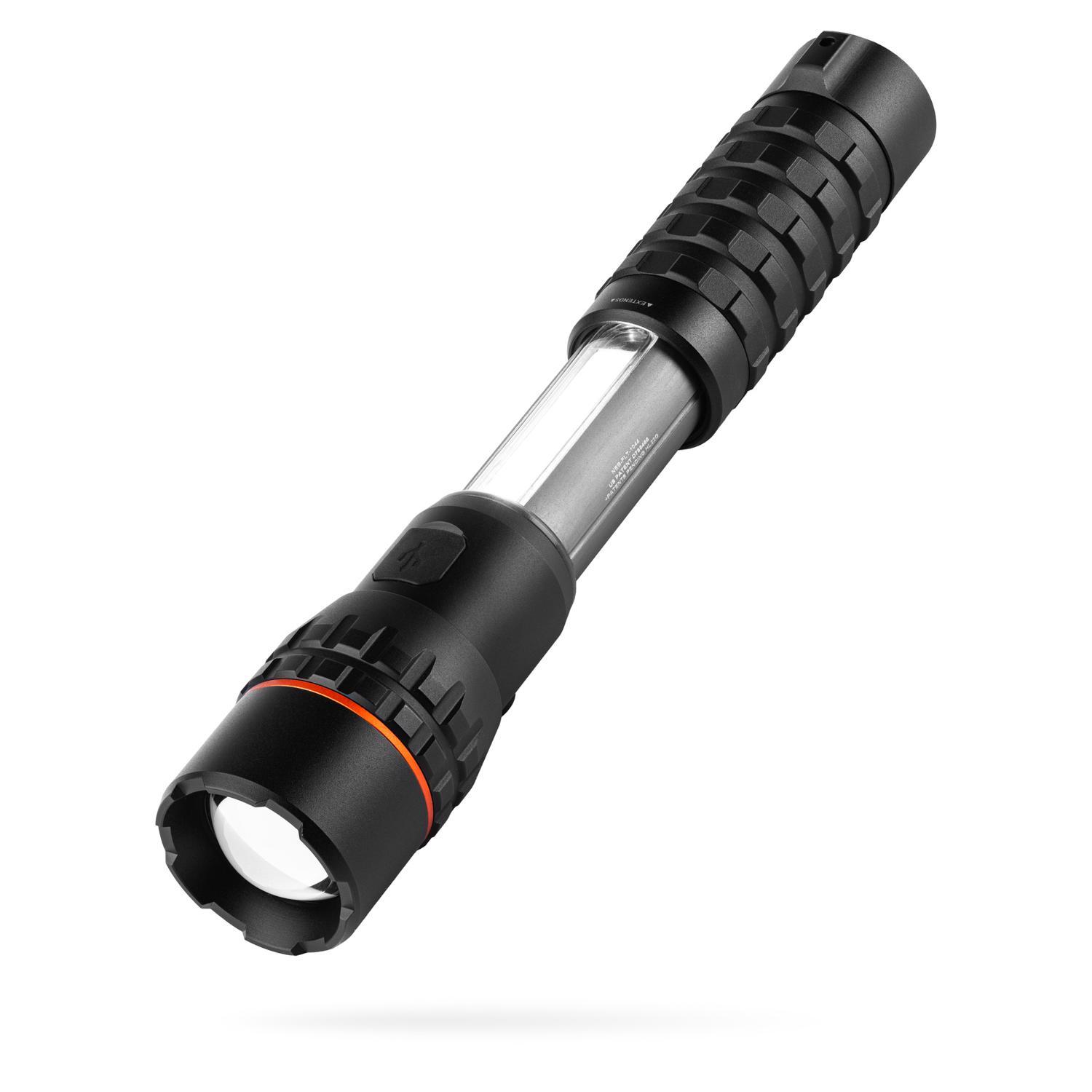 NEBO Slyde King 1000 lm Black LED Rechargeable Work Light Flashlight 18650 Battery