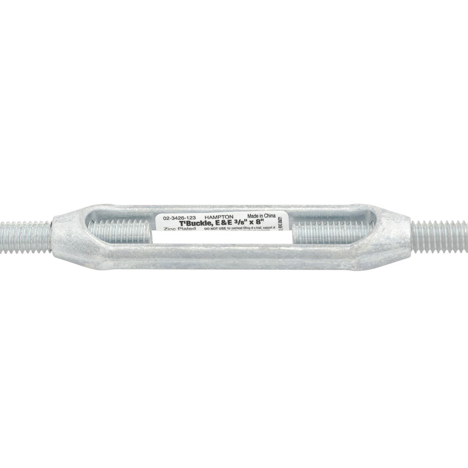 Hampton Zinc-Plated Aluminum/Steel Turnbuckle 350 lb