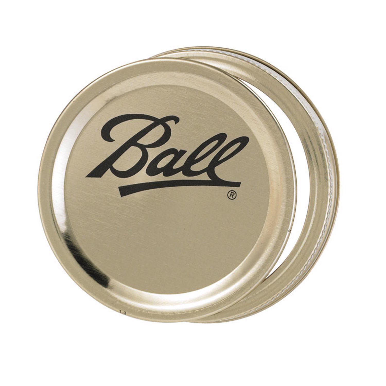 Ball Wide Mouth Canning Lids and Bands 12 pk