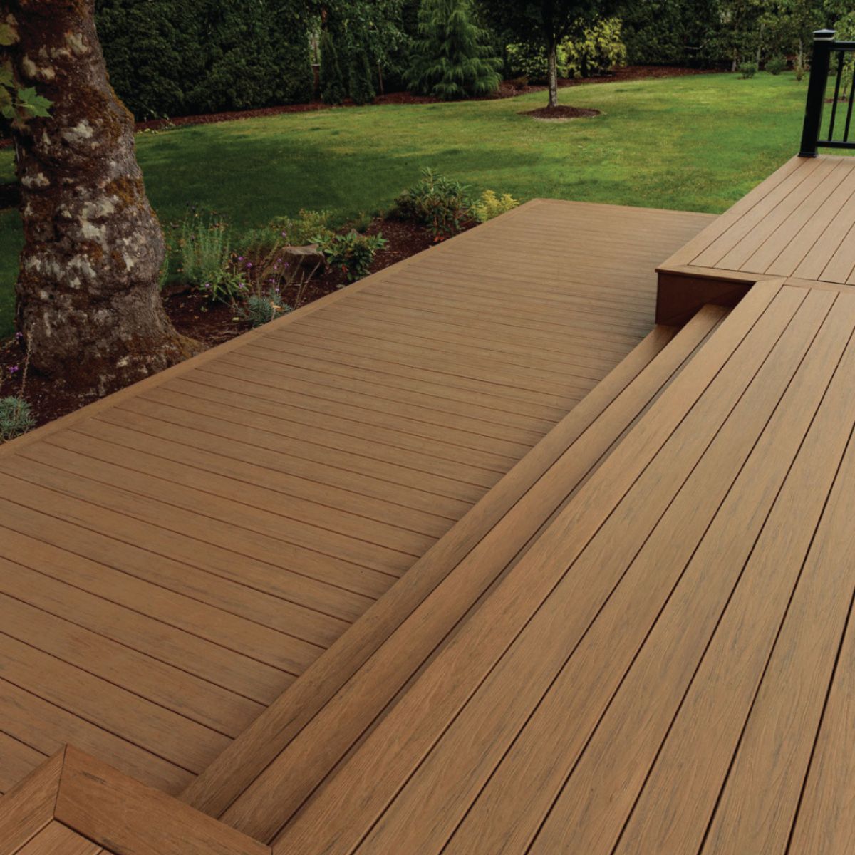 TimberTech Reserve Antique Leather Composite Decking - Squared 20 in.