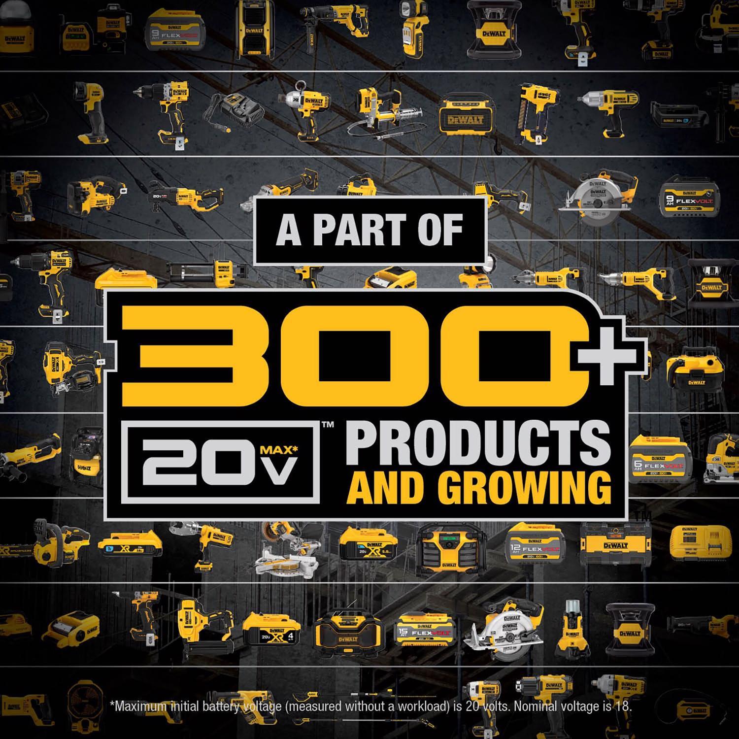 DeWalt 20V MAX 1500 lm Black/Yellow LED Jobsite Spotlight