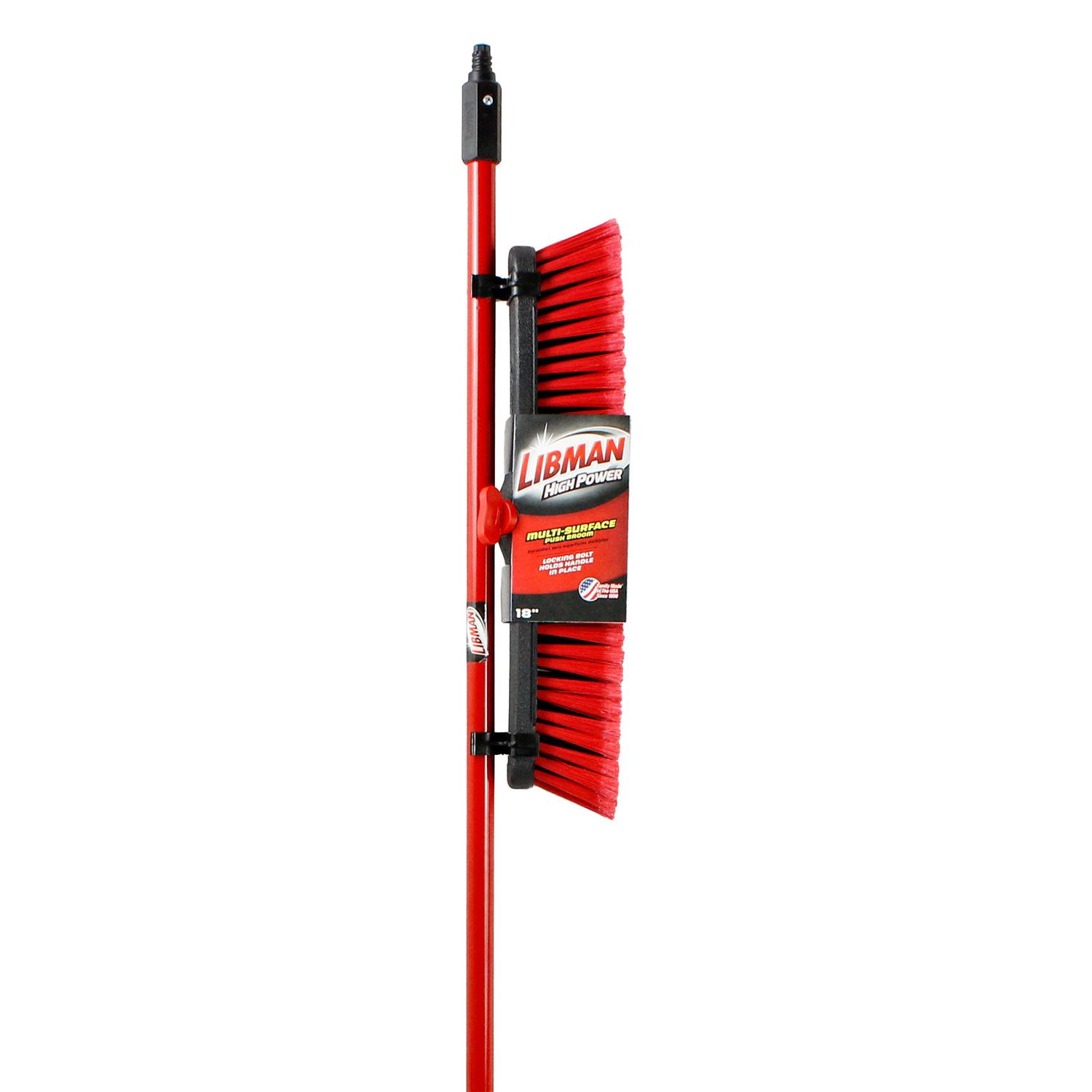Libman Polyethylene Terephthalate 18 in. Multi-Surface Push Broom