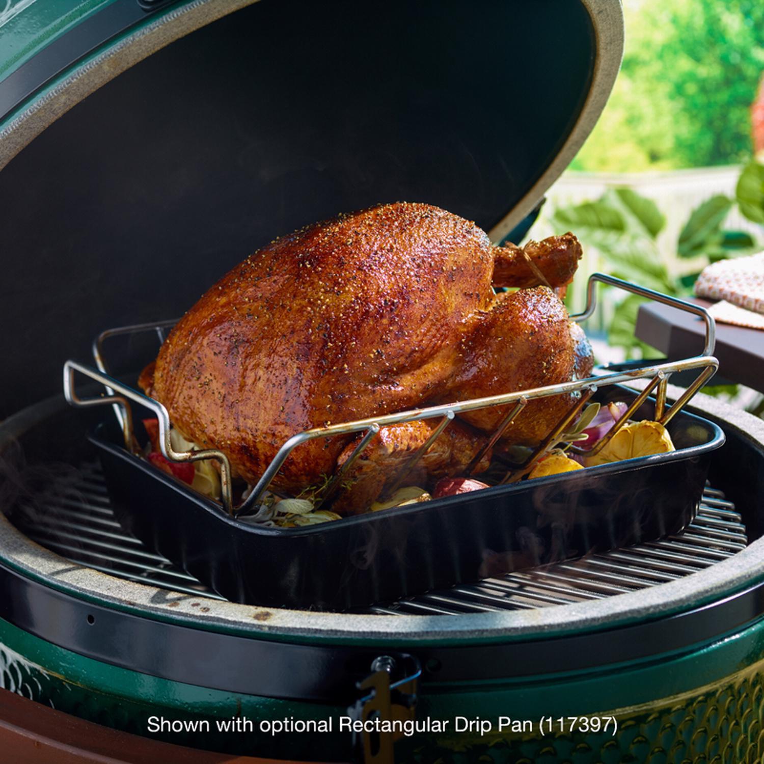 Big Green Egg Stainless Steel Roasting Rack 11.75 in. L X 10.5 in. W 1 pk