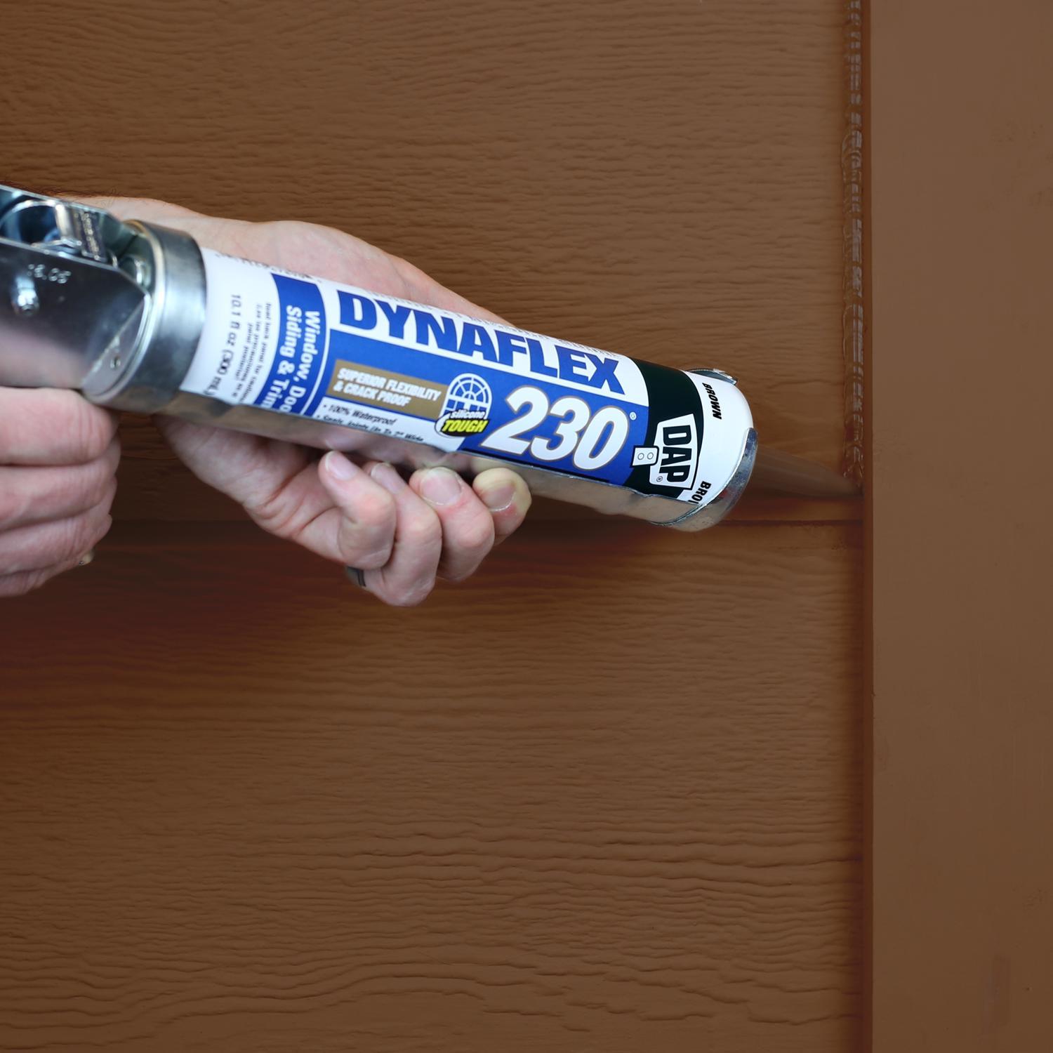 DAP Dynaflex 230 Brown Premium Latex Door/Siding/ Window Sealant 10.1 oz