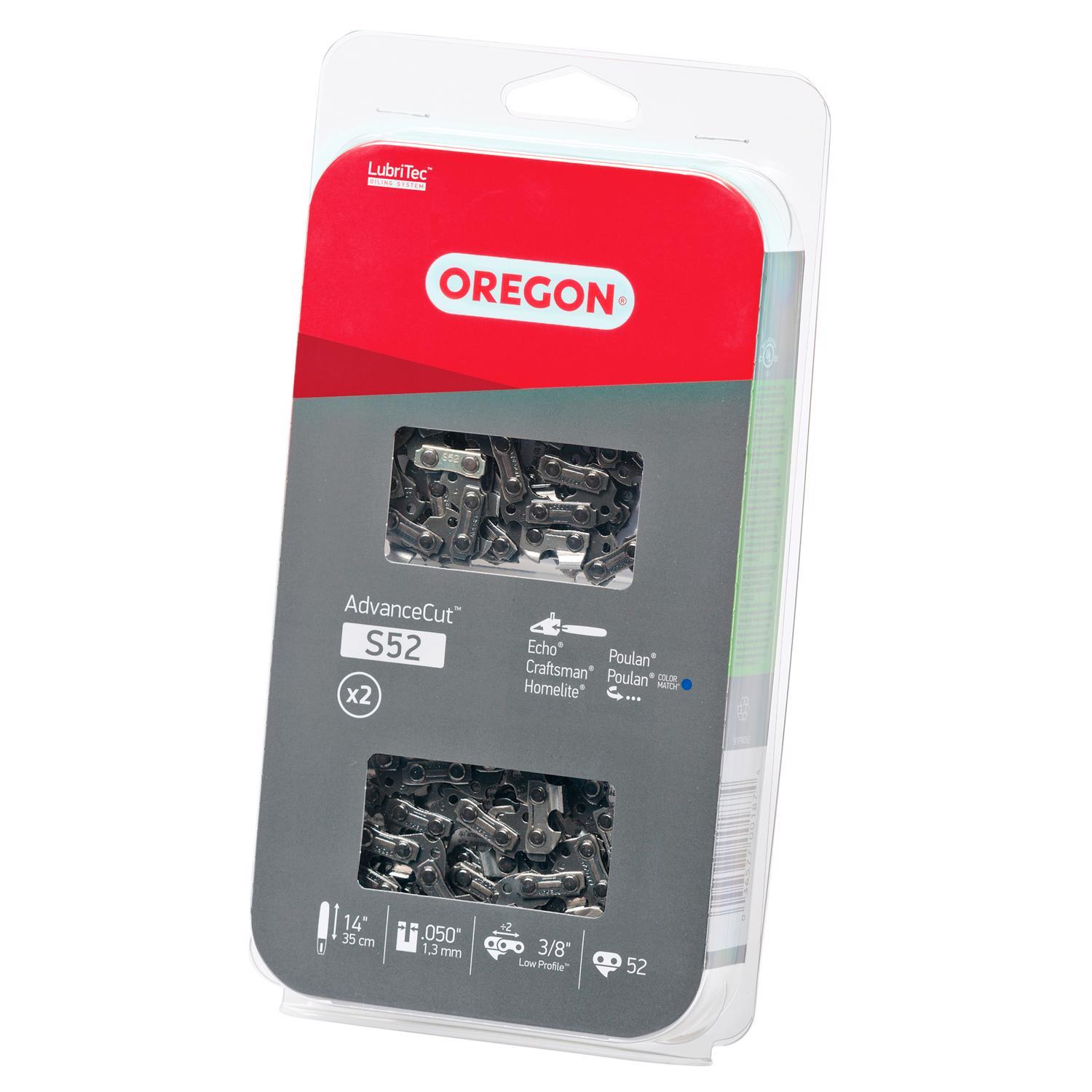 Oregon AdvanceCut S52T 14 in. Chainsaw Chain 52 links