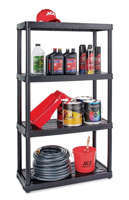 Maxit 54-1/2 in. H X 32 in. W X 14 in. D Resin Shelving Unit
