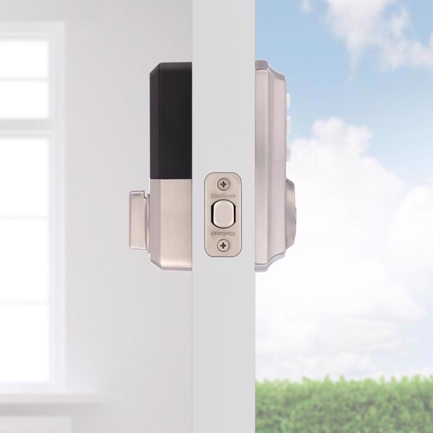 Kwikset SmartCode Satin Nickel Metal Electronic Deadbolt