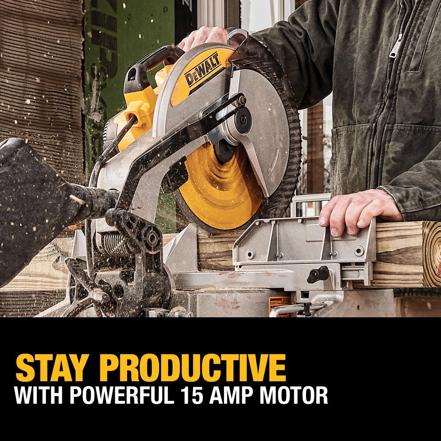 DeWalt 15 amps 12 in. Corded Compound Miter Saw