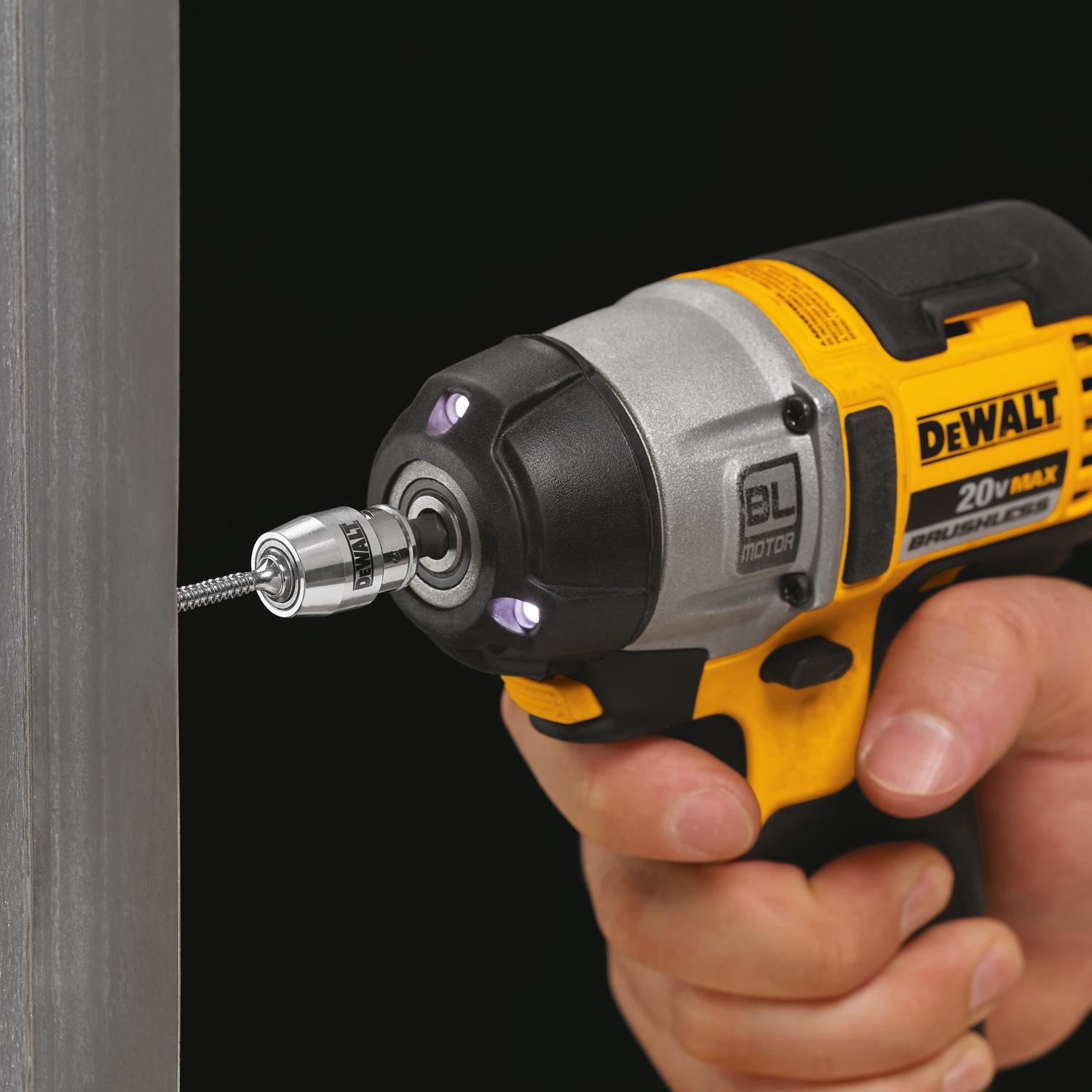 DeWalt Impact Ready 2 in. L Screwdriver Bit Adapter Black Oxide 1 pc