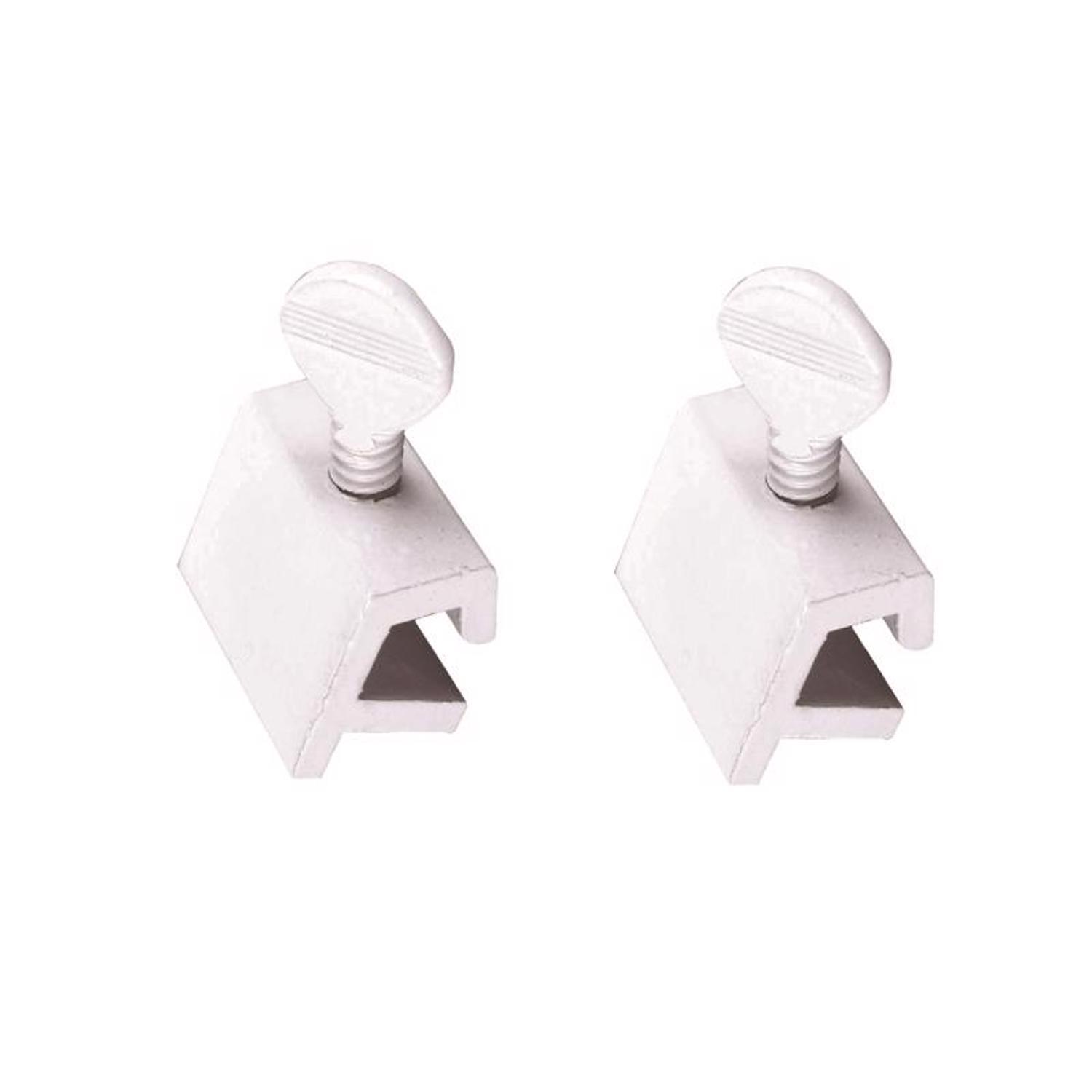 Ace White Aluminum Sliding Window Lock 2 pk