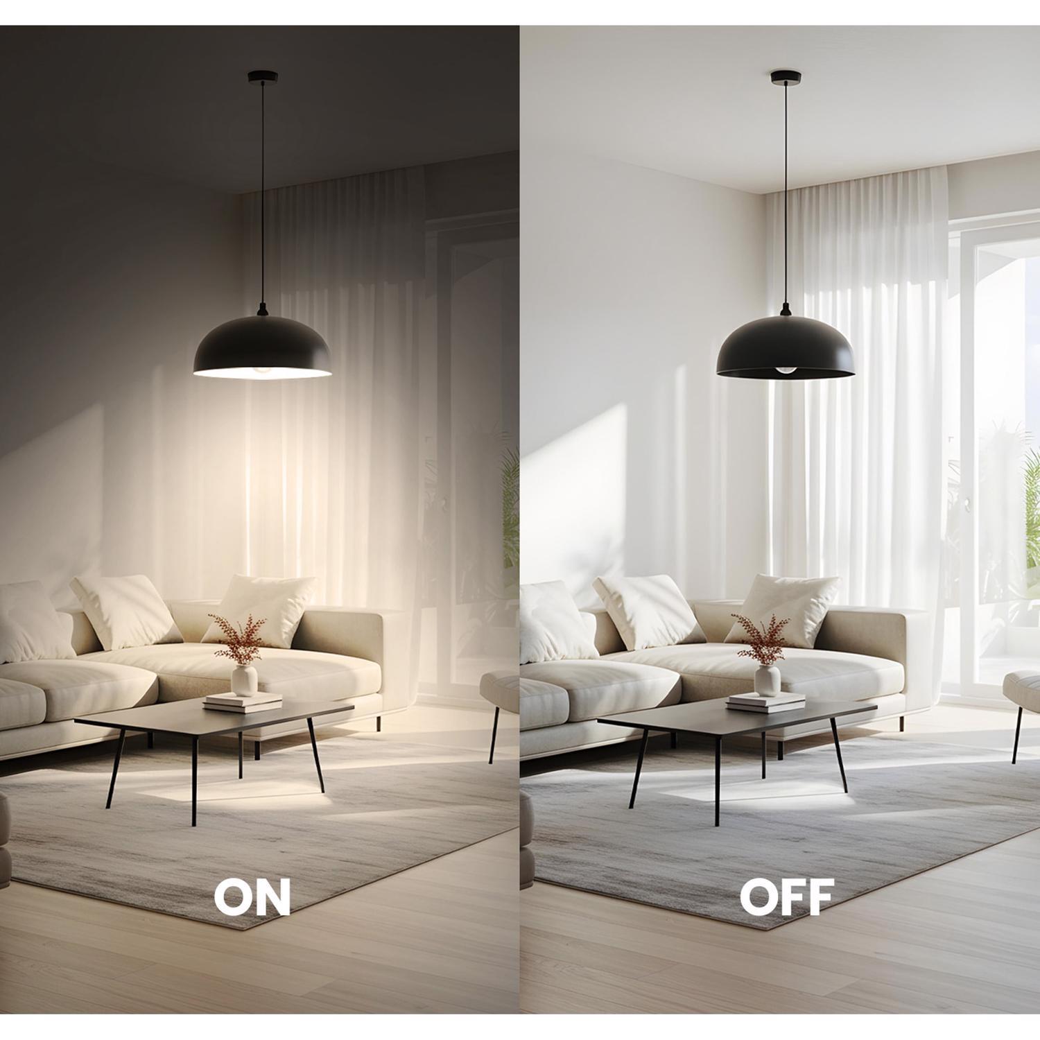 Feit Enhance A19 E26 (Medium) Filament LED Bulb Daylight 40 Watt Equivalence 4 pk