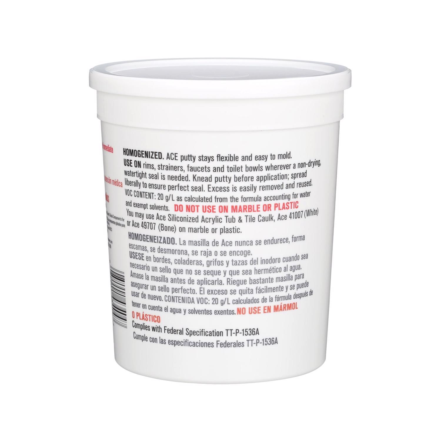 Ace Gray Plumbers Putty 3 lb