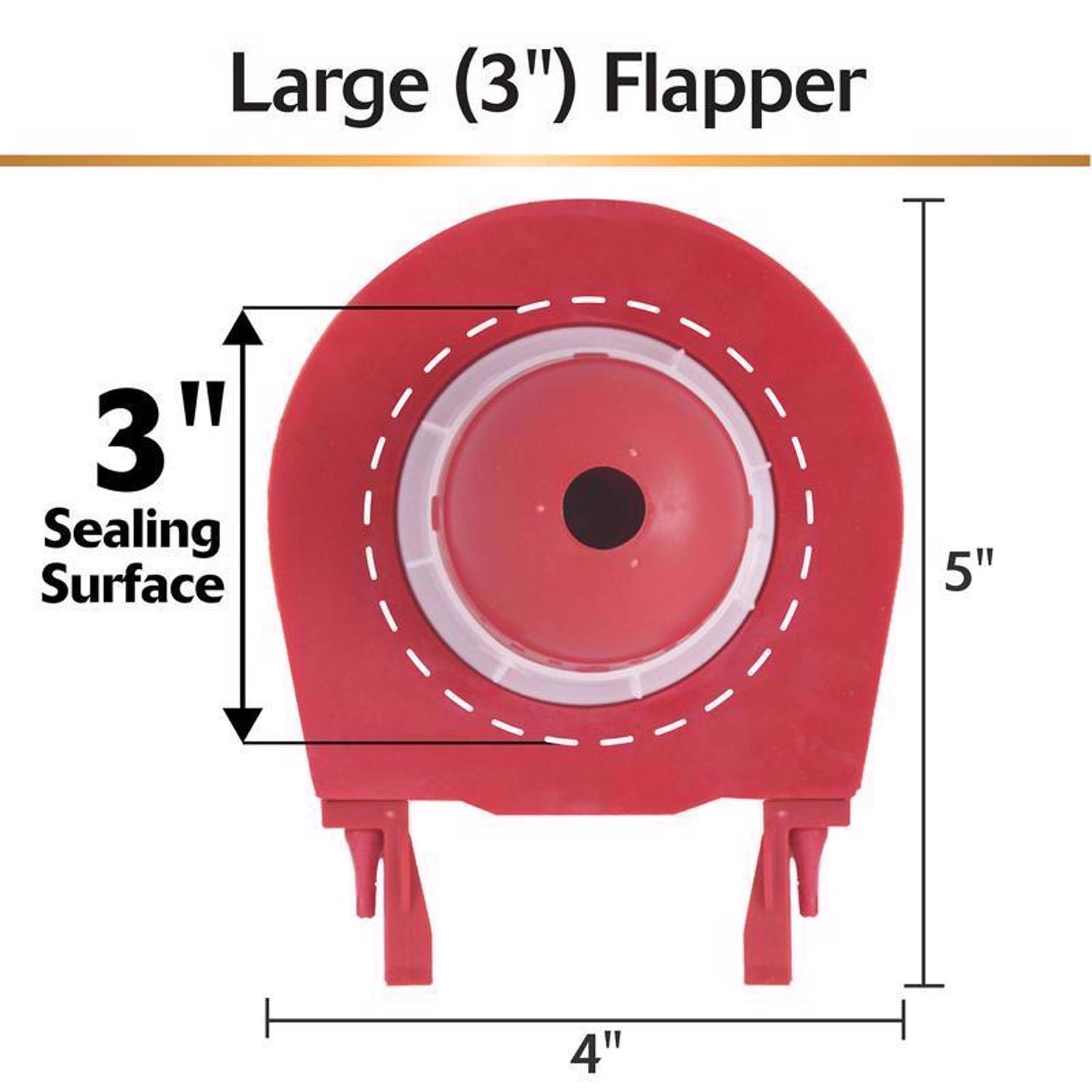 Korky QuietFILL Platinum Large 3 inch Flapper Fill Valve And Flapper Kit