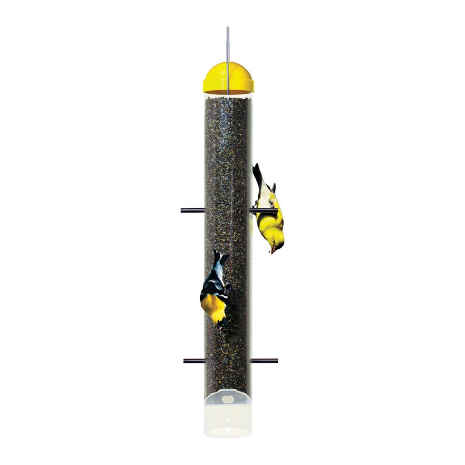 Perky-Pet Fin. 2 lb Plastic Bird Feeder 6 ports