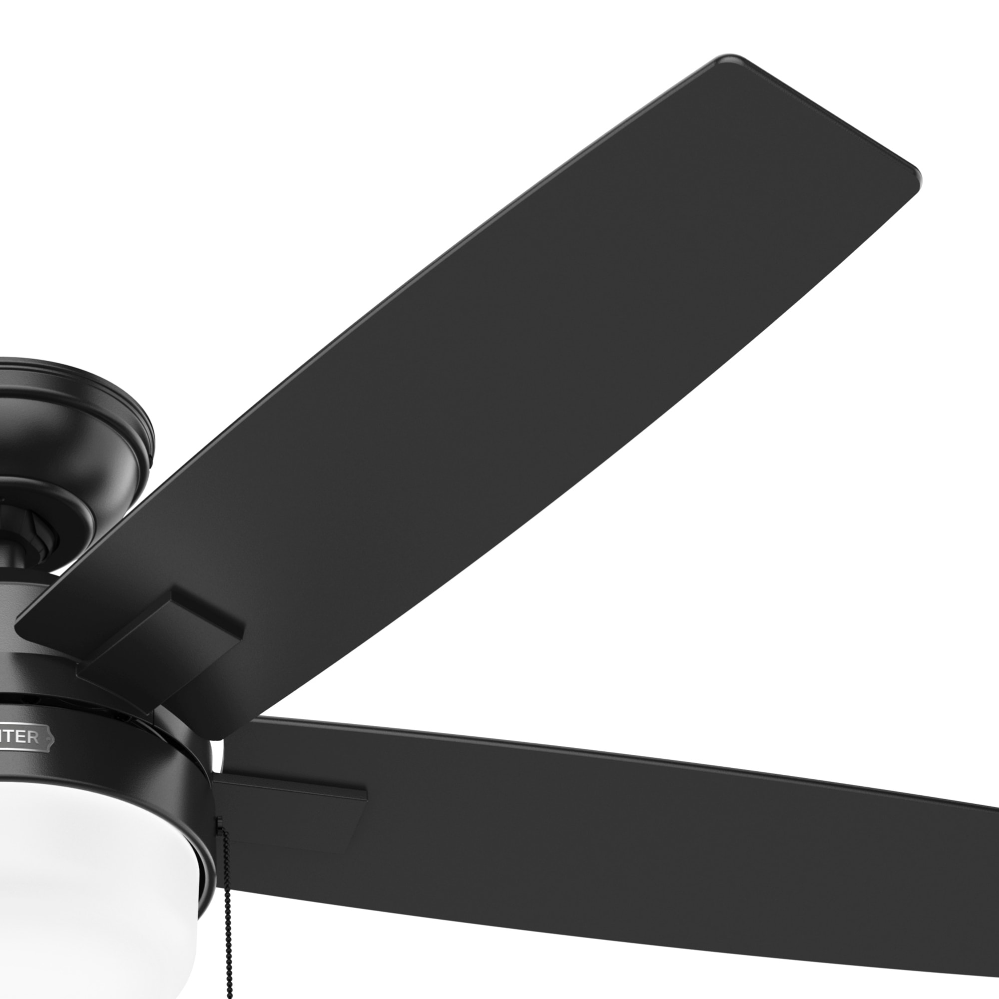 Hunter Fan Anisten 52 inch Matte Black with Matte Black / Dark Gray Oak Blades Ceiling Fan