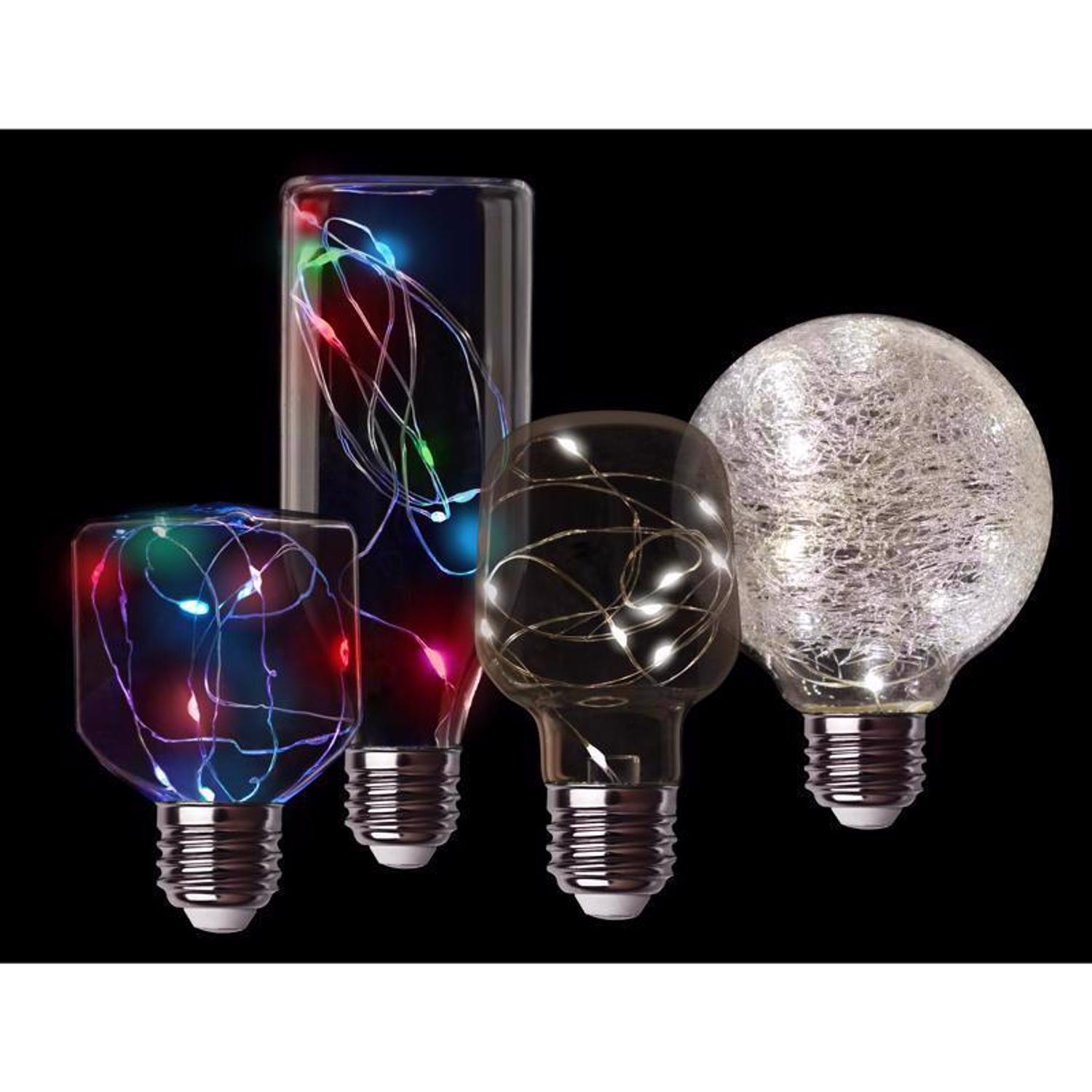 Feit Bottle E26 (Medium) LED Bulb Multi-Colored 11 Watt Equivalence 1 pk