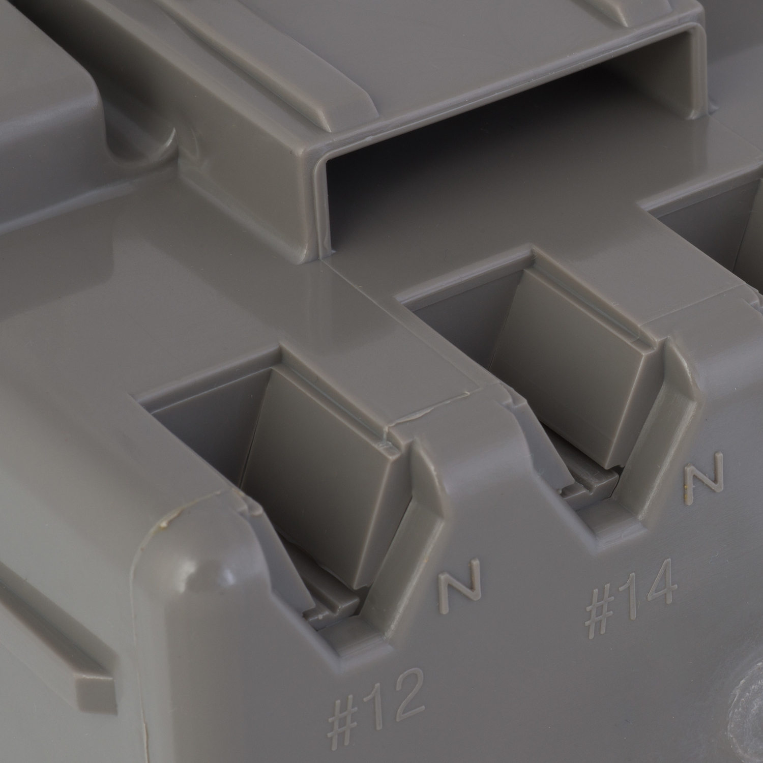 Madison Electric Smart Box Rectangle PVC 5 gang Electrical Box Gray Stine Home + Yard The