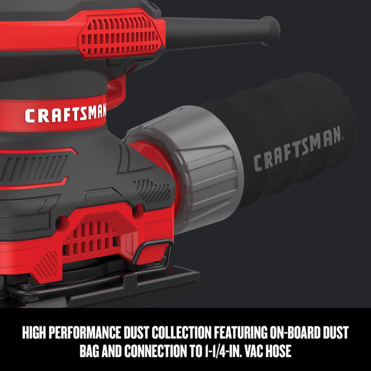 CRAFTSMAN Corded 2 amps 1/4 Sheet Finishing Sander