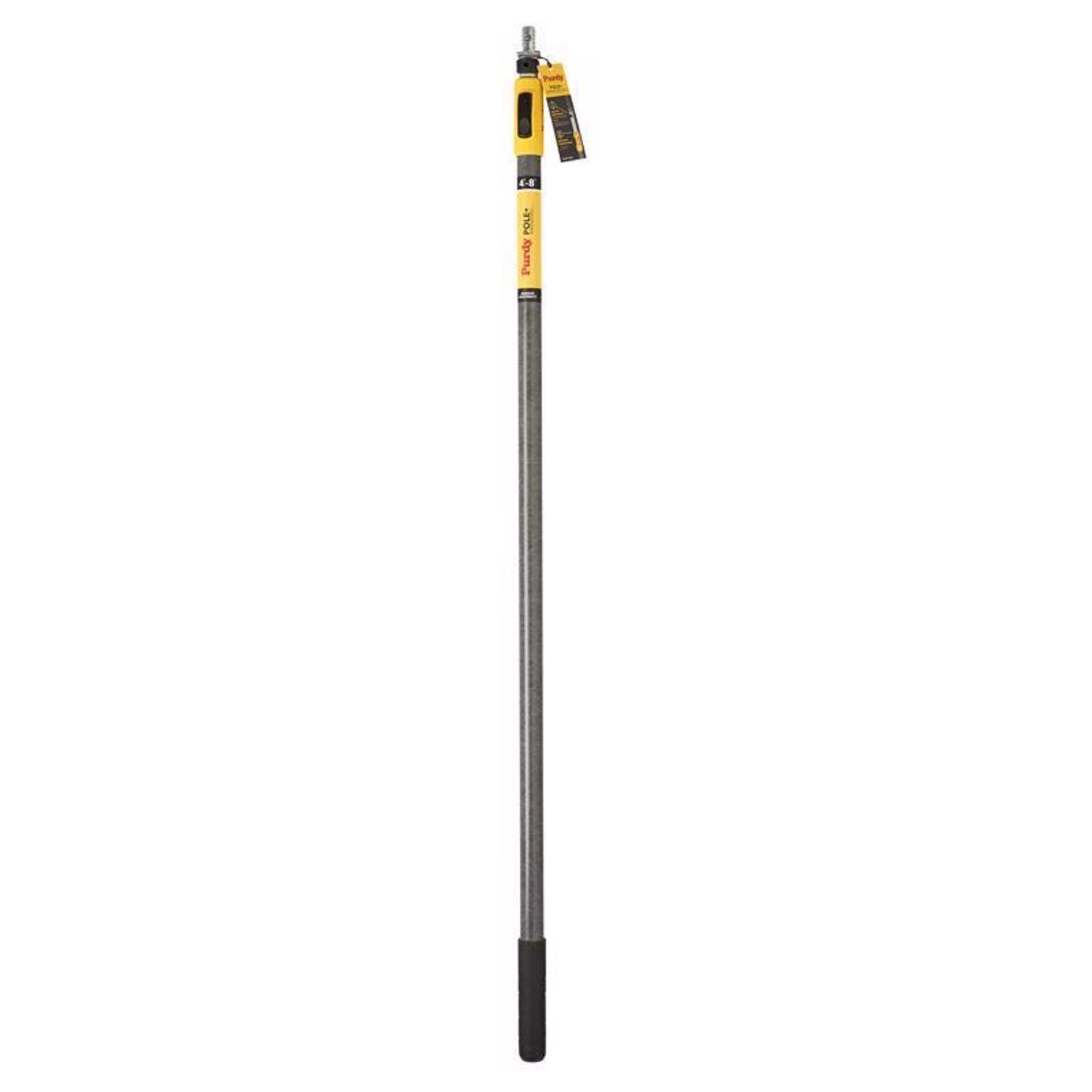 Purdy POWER LOCK Telescoping 4-8 ft. L X 1 in. D Fiberglass Extension Pole