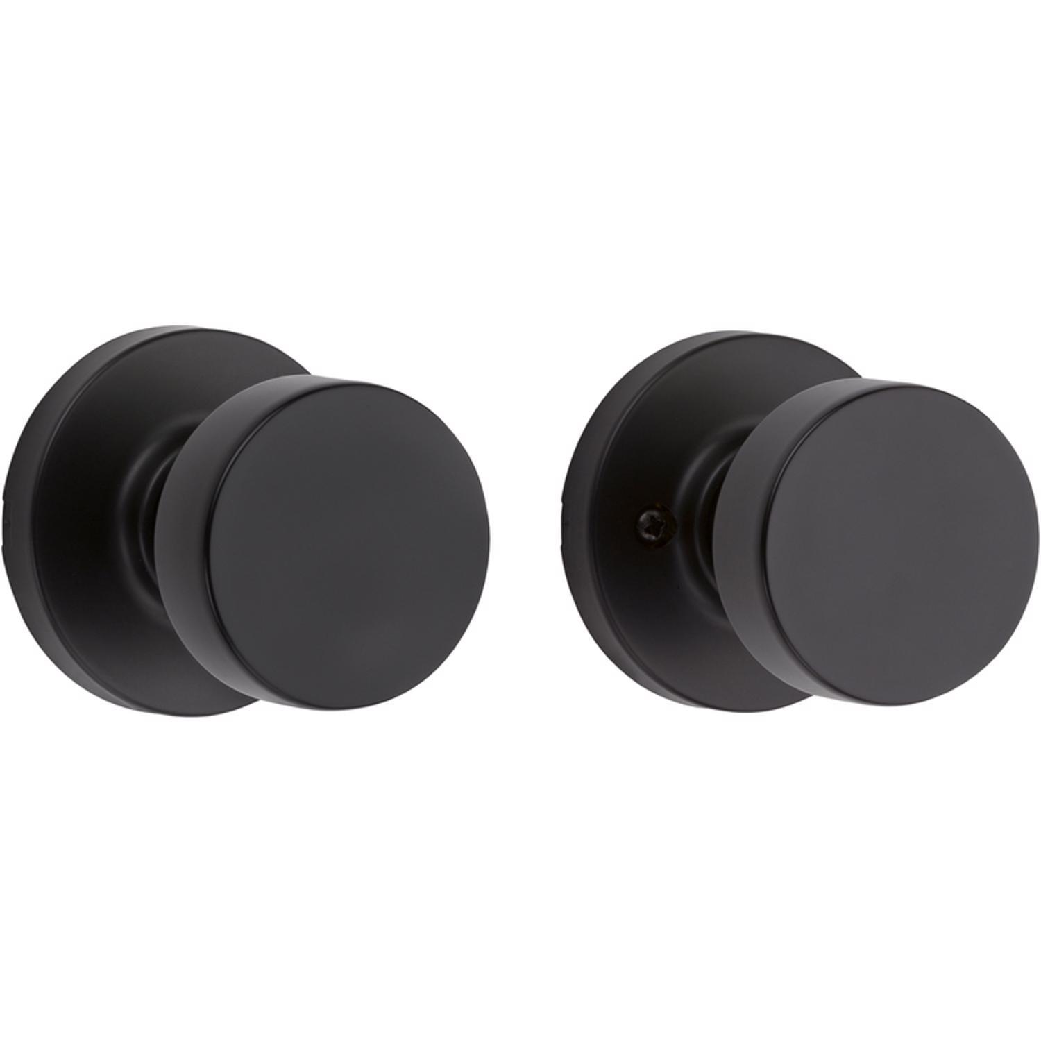 Kwikset Signature Series Pismo Matte Black Knob
