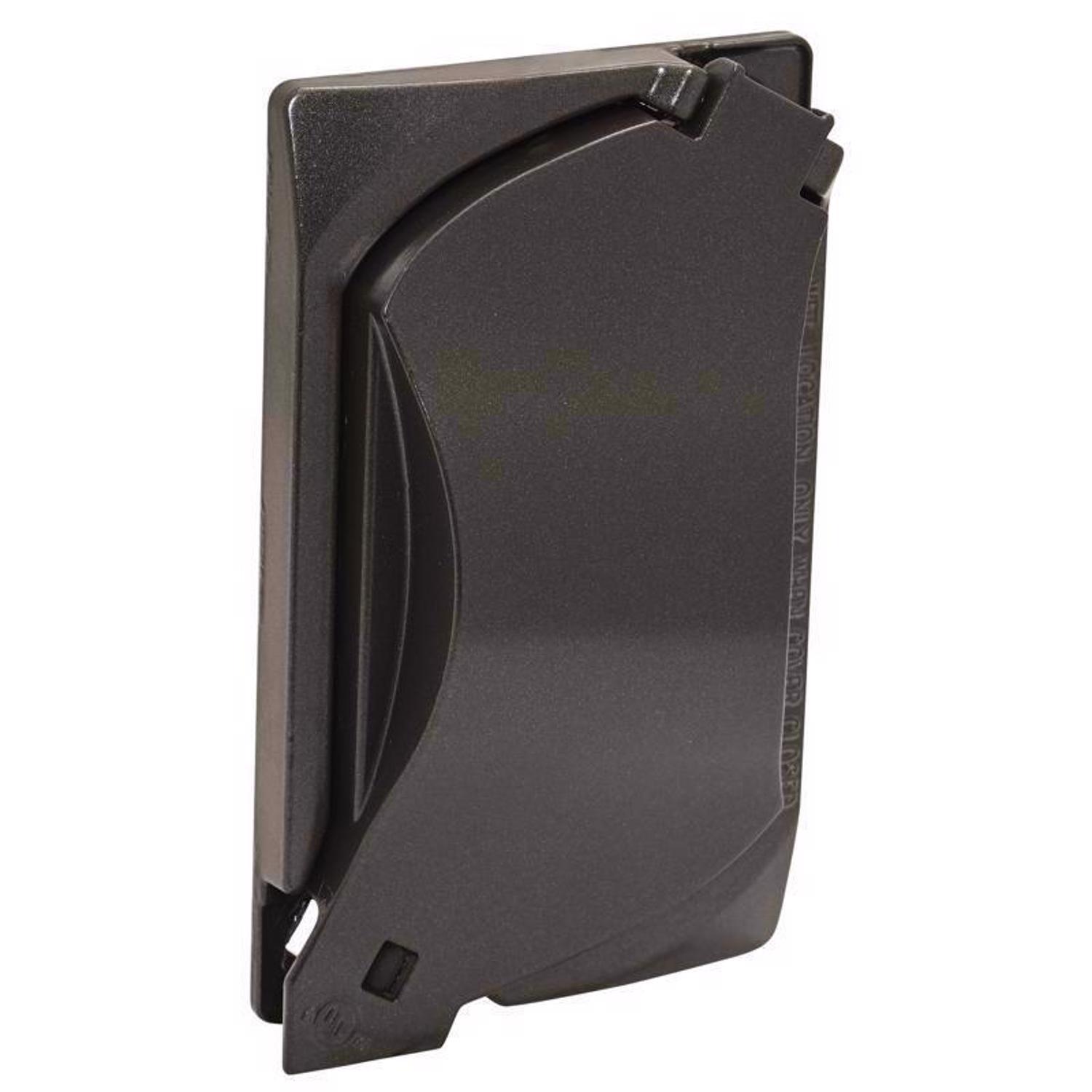 Sigma Engineered Solutions Rectangle Die-Cast Metal 1 gang 4.57 in. H X 2.81 in. W Universal Cover