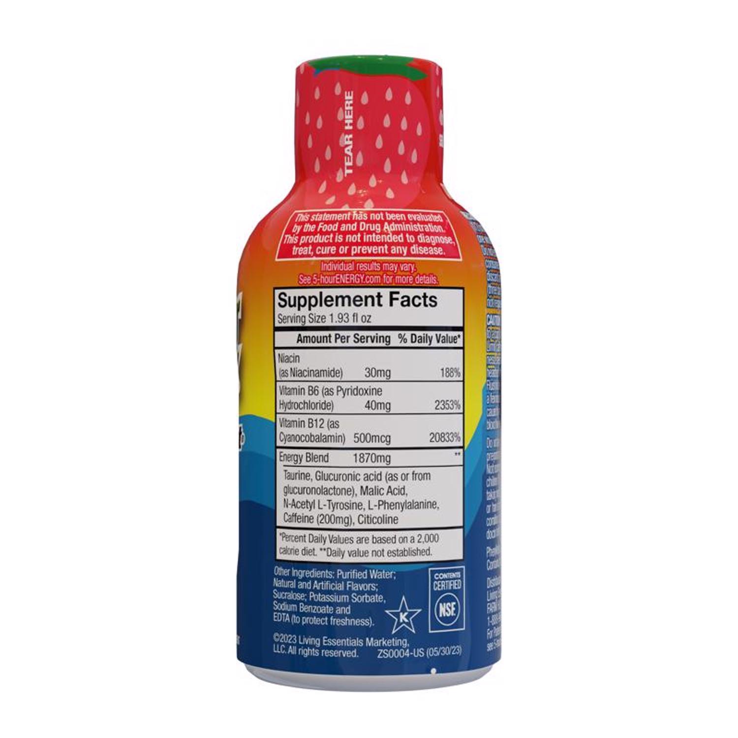 5-hour Energy RegularStrength Sugar Free Berry Energy Shot 1.93 oz