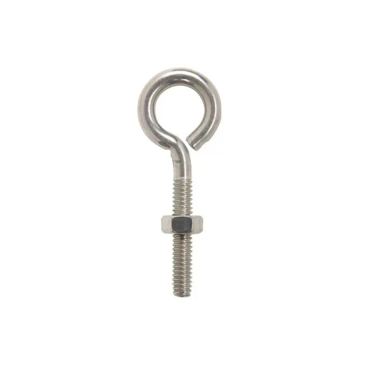 Hampton Eyebolt 1/4 in. x 2-5/8 in. L Stainless Steel Nut