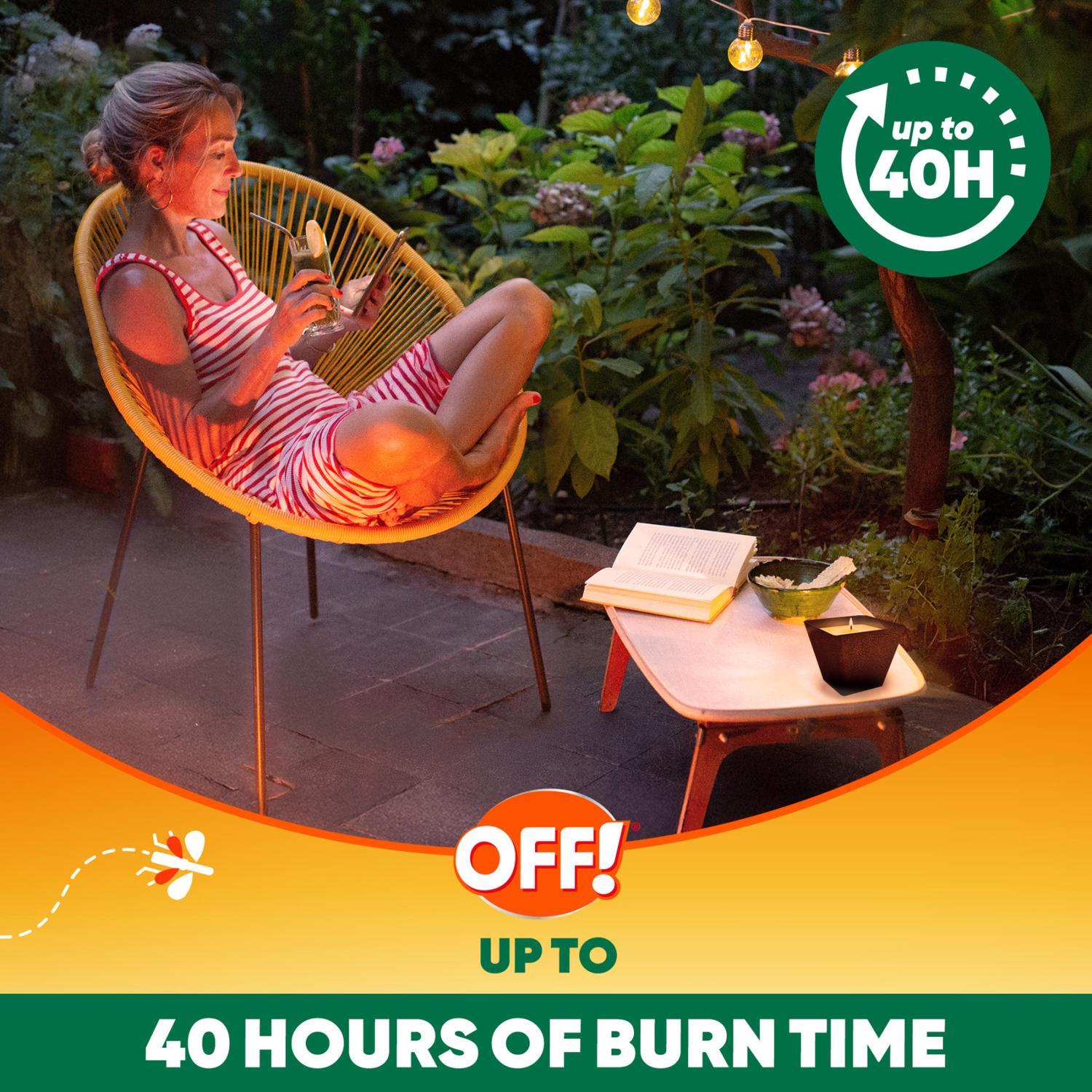 OFF! Citronella Candle Solid 18 oz