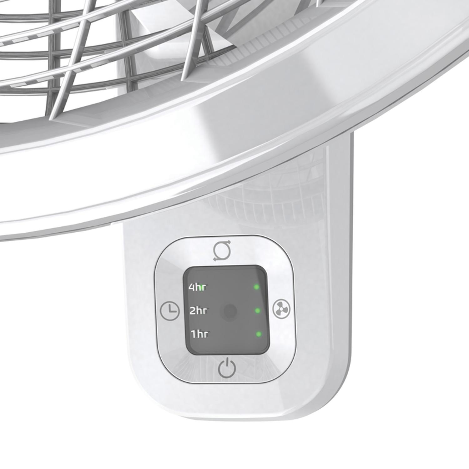 Lasko 22.5 in. H X 18 in. D 3 speed Oscillating Wall Mount Fan Remote