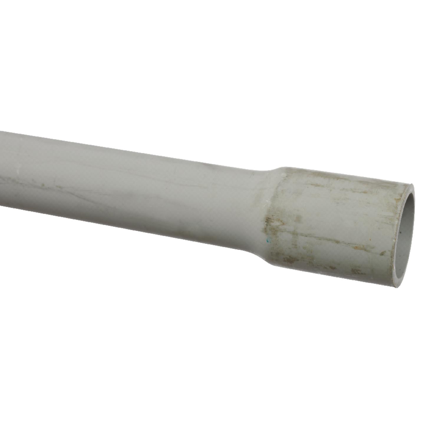 Cantex 1-1/4 in. D X 10 ft. L PVC 80 schedule Electrical Conduit For Rigid