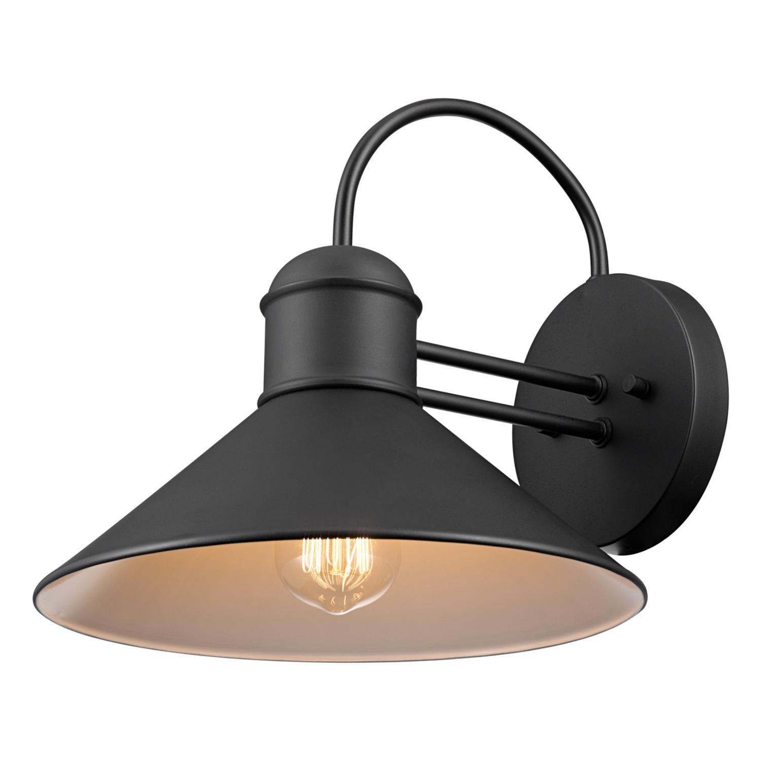 Globe Electric Sebastien 1-Light Matte Black Wall Sconce
