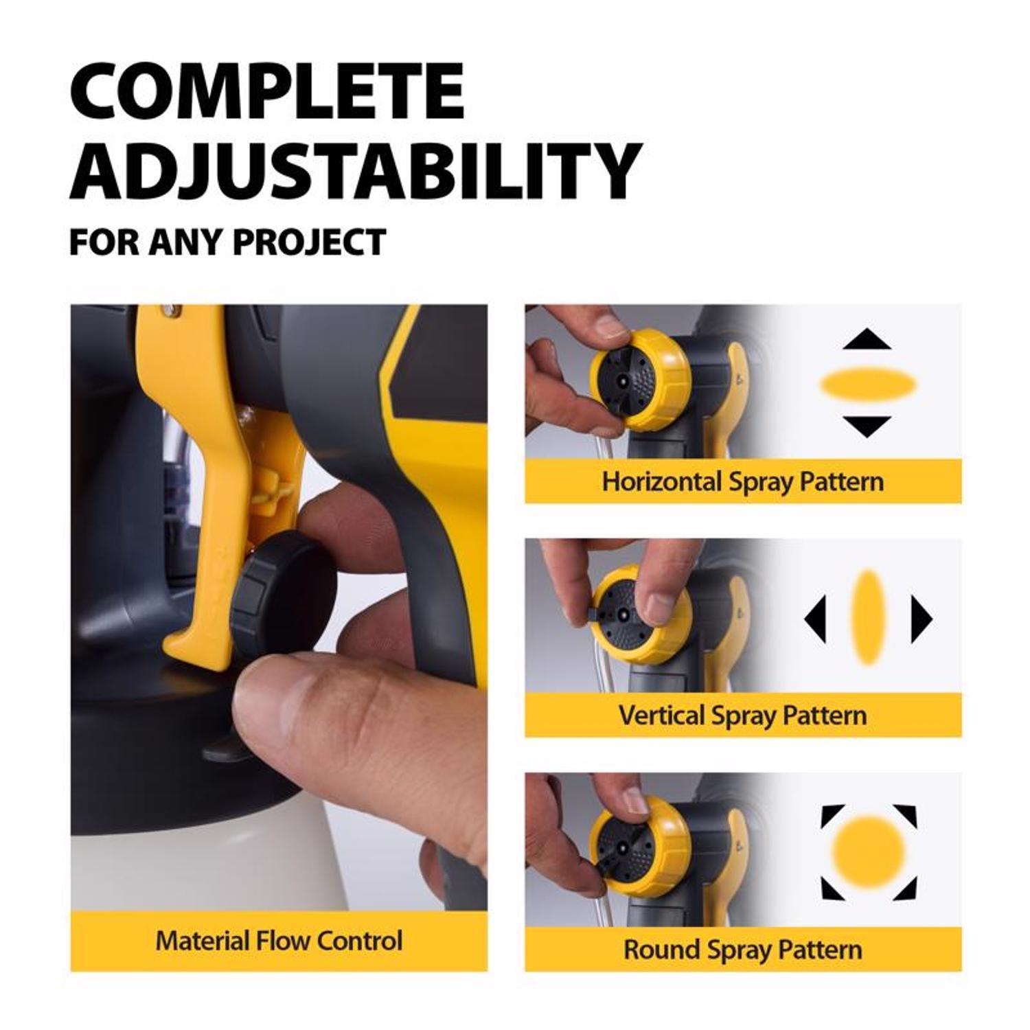 Wagner Control Spray Double Duty 4 psi Metal HVLP Stain Sprayer