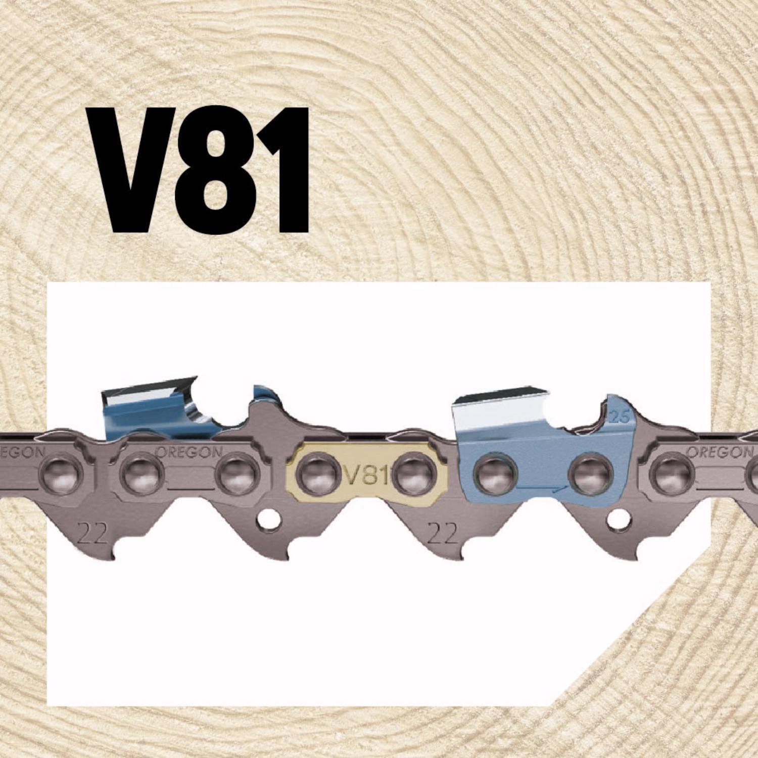 Oregon PowerCut V81 20 in. Chainsaw Chain 81 links