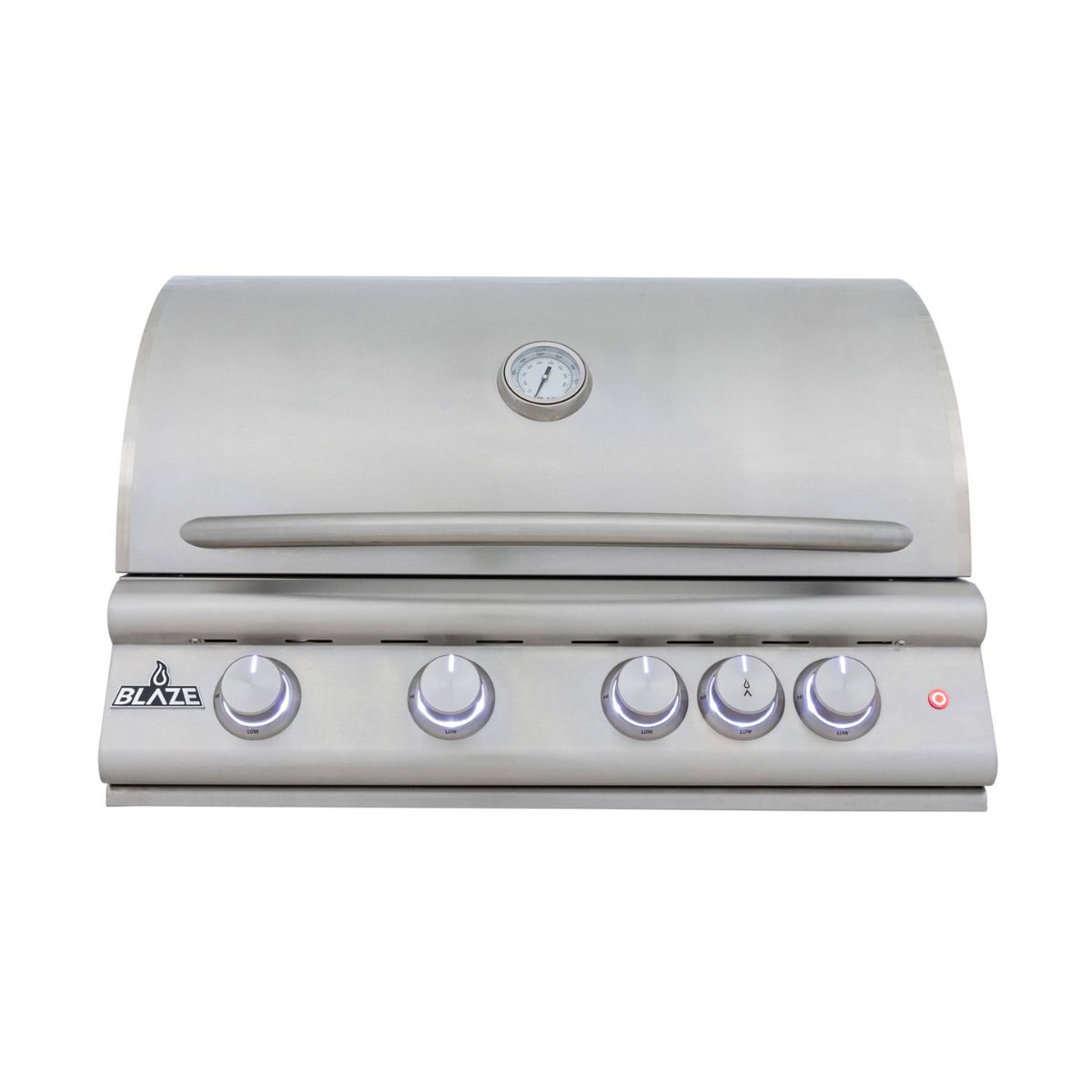 Blaze 32 in. 4-Burner Premium LTE Plus Gas Grill with Rear Burner and Built-in Lighting System
